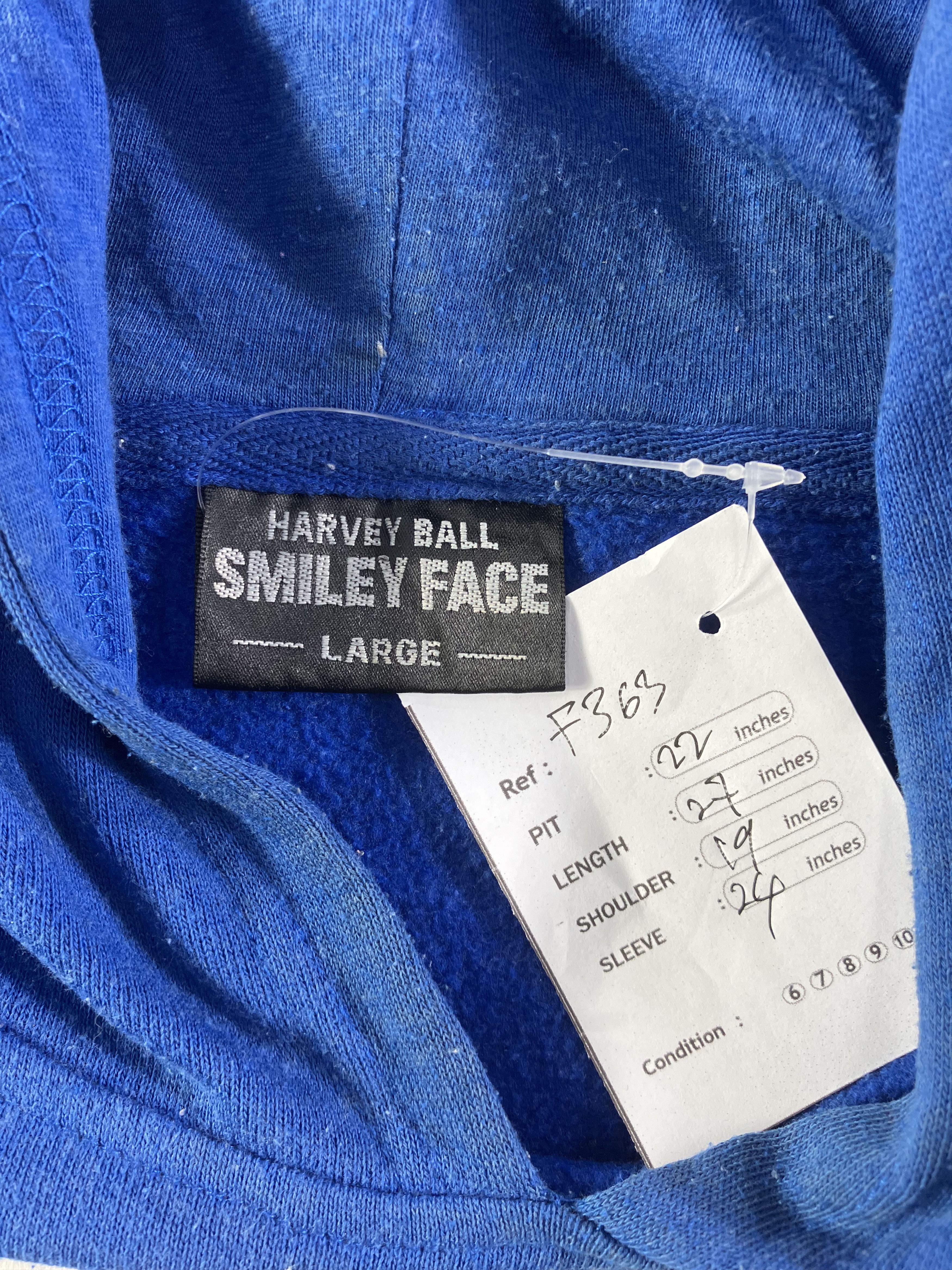 Vintage Harvey Ball Smiley Face Hoodies F363 Size US L / EU 52-54 / 3 - 6 Thumbnail