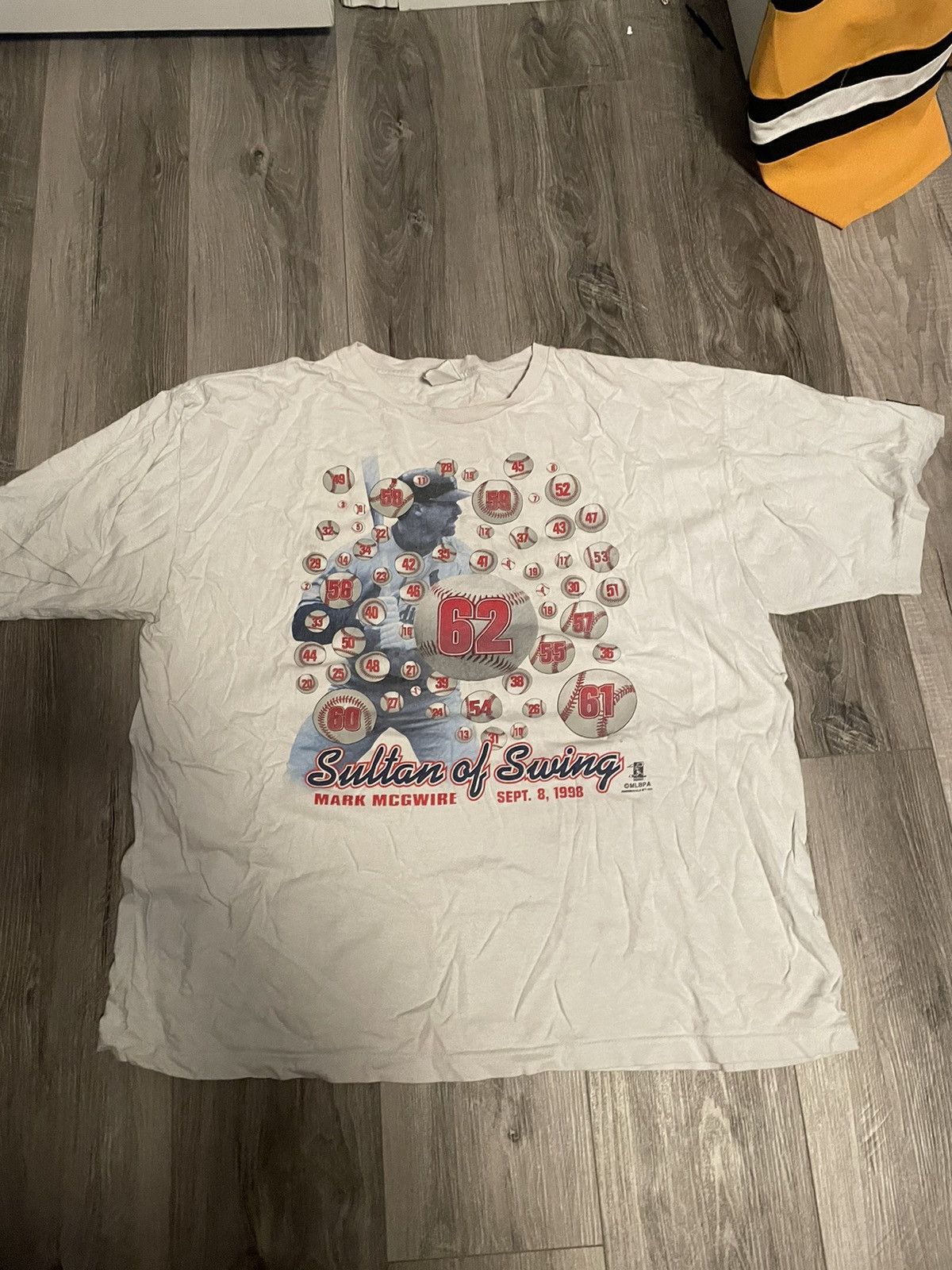 MLB × Starter × Vintage Mark McGwire Sultan of Swing 62 HR Starter Tee Size US XL / EU 56 / 4 - 1 Thumbnail