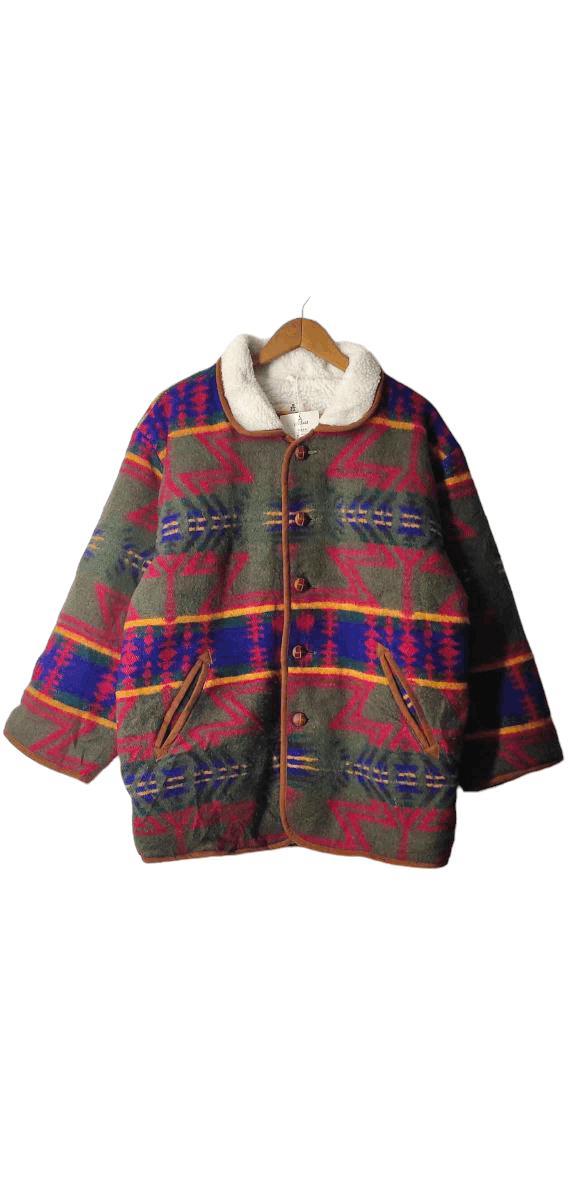 Japanese Brand VINTAGE ARTISANAT BNWT WOOL FLEECE JACKET Size US L / EU 52-54 / 3 - 1 Thumbnail