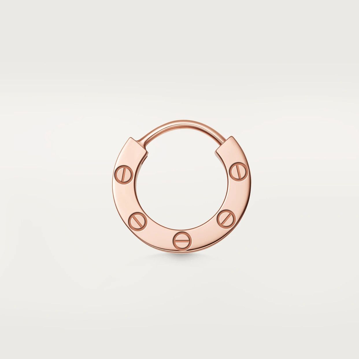 アクセサリー Cartier LOVE SINGLE HOOP EARRING CRB8301423 - LOVE single earring - Yellow gold - Cartier