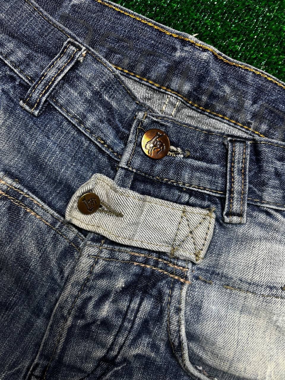 Dsquared2 Very Rare ! Dsquared2 Big Logo Jeans Made in Italy Denim Size US 34 / EU 50 - 7 Thumbnail