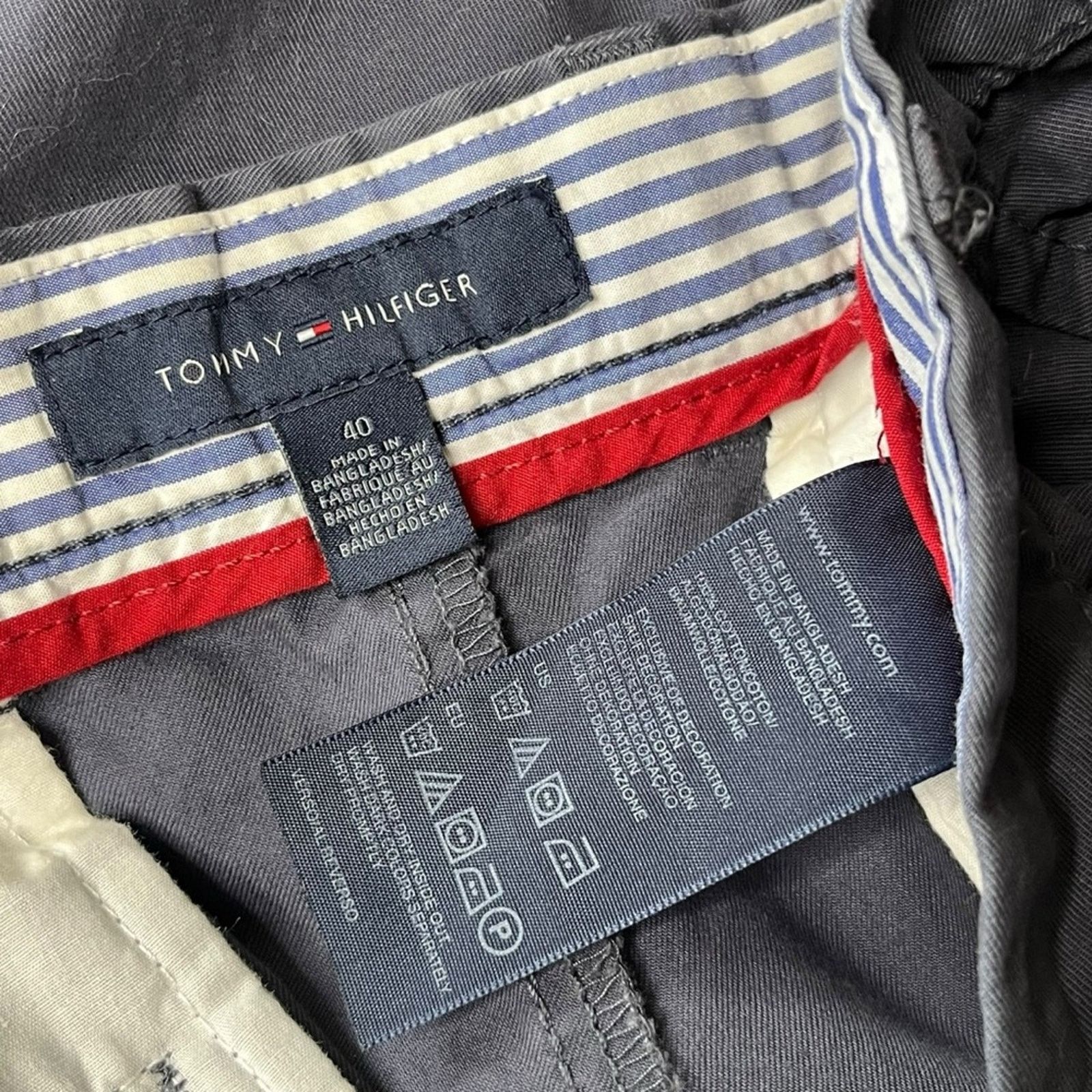 Tommy Hilfiger Tommy Hilfiger flat front blue shorts men’s size 40 Size US 40 / EU 56 - 4 Thumbnail