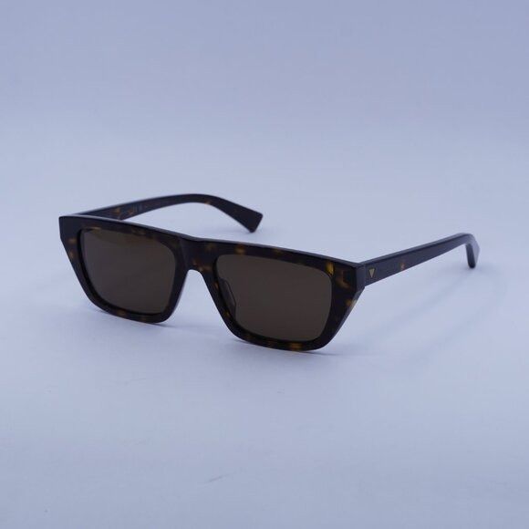 Bottega Veneta Bottega Veneta BV1291S 002 Sunglasses Havana Rectangle Frame Size ONE SIZE - 5 Thumbnail
