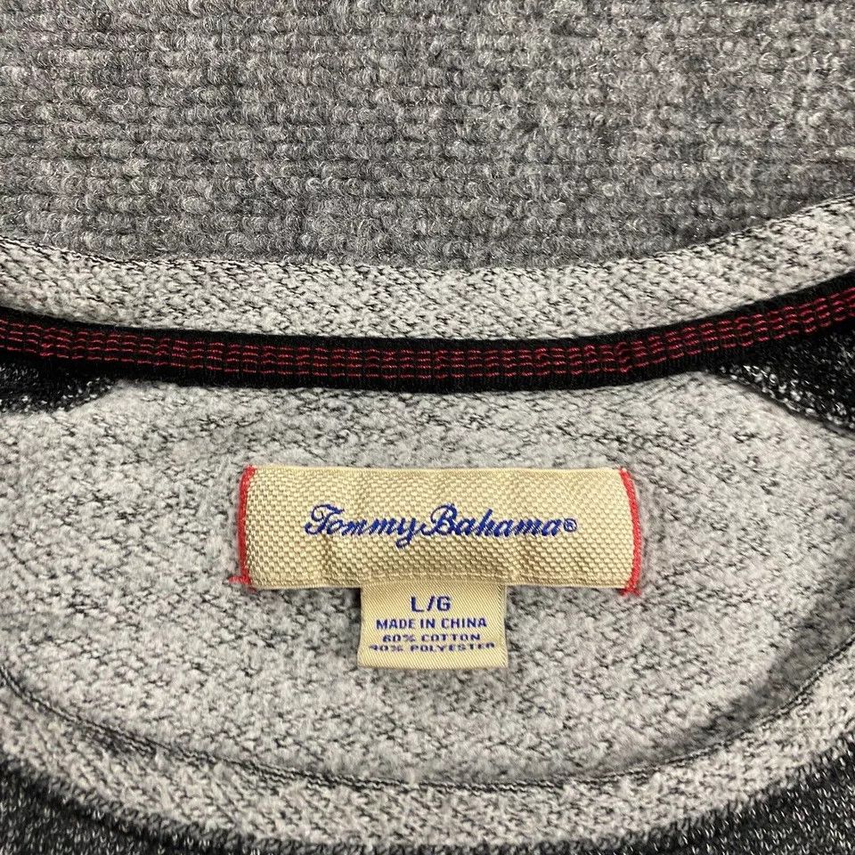 Tommy Bahama Tommy Bahama Sweater Men's Gray Pullover Casual Adults L Size US L / EU 52-54 / 3 - 3 Thumbnail