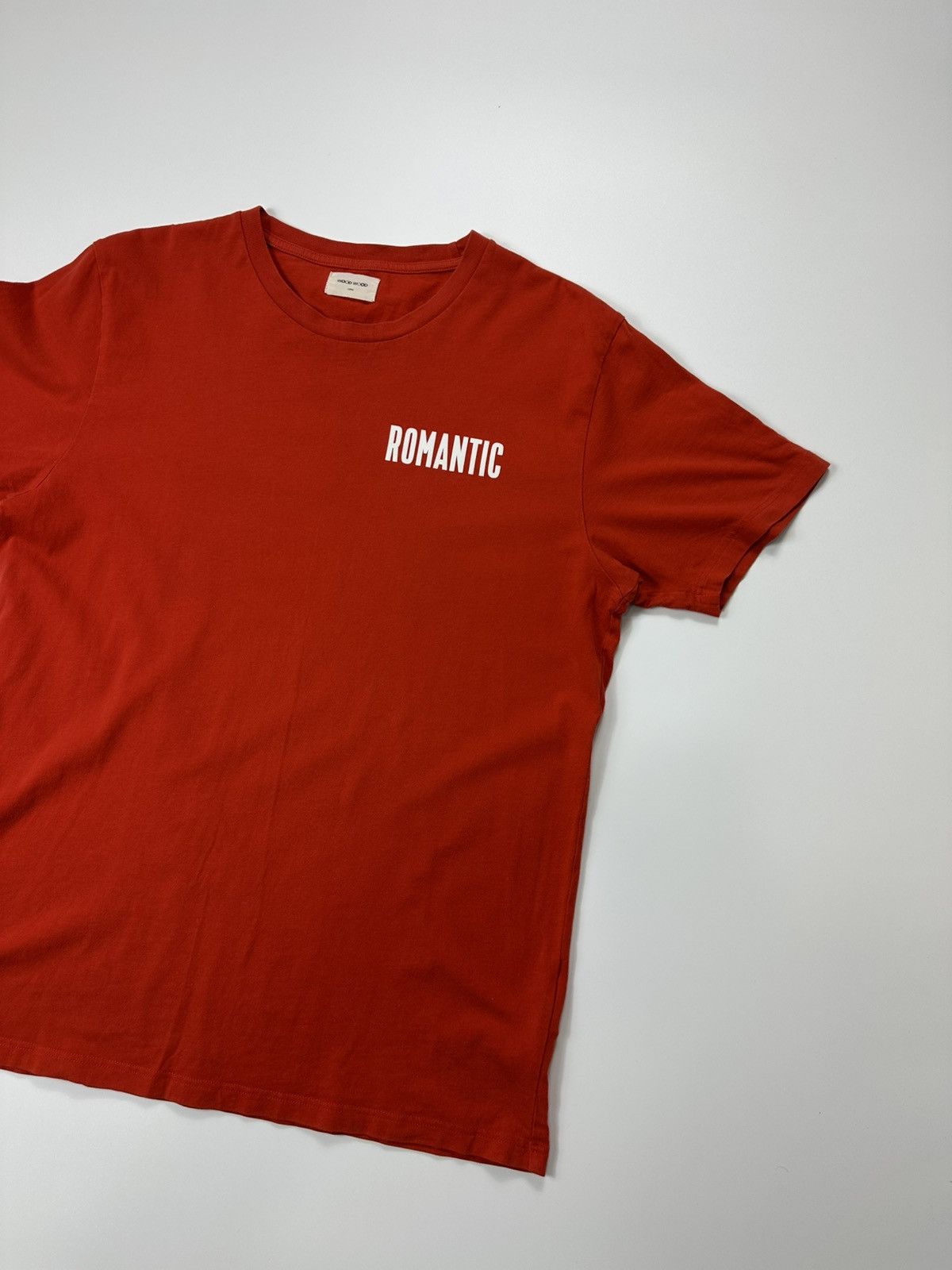 Wood Wood Wood Wood Romatic T-shirt Red Logo Size US L / EU 52-54 / 3 - 3 Thumbnail
