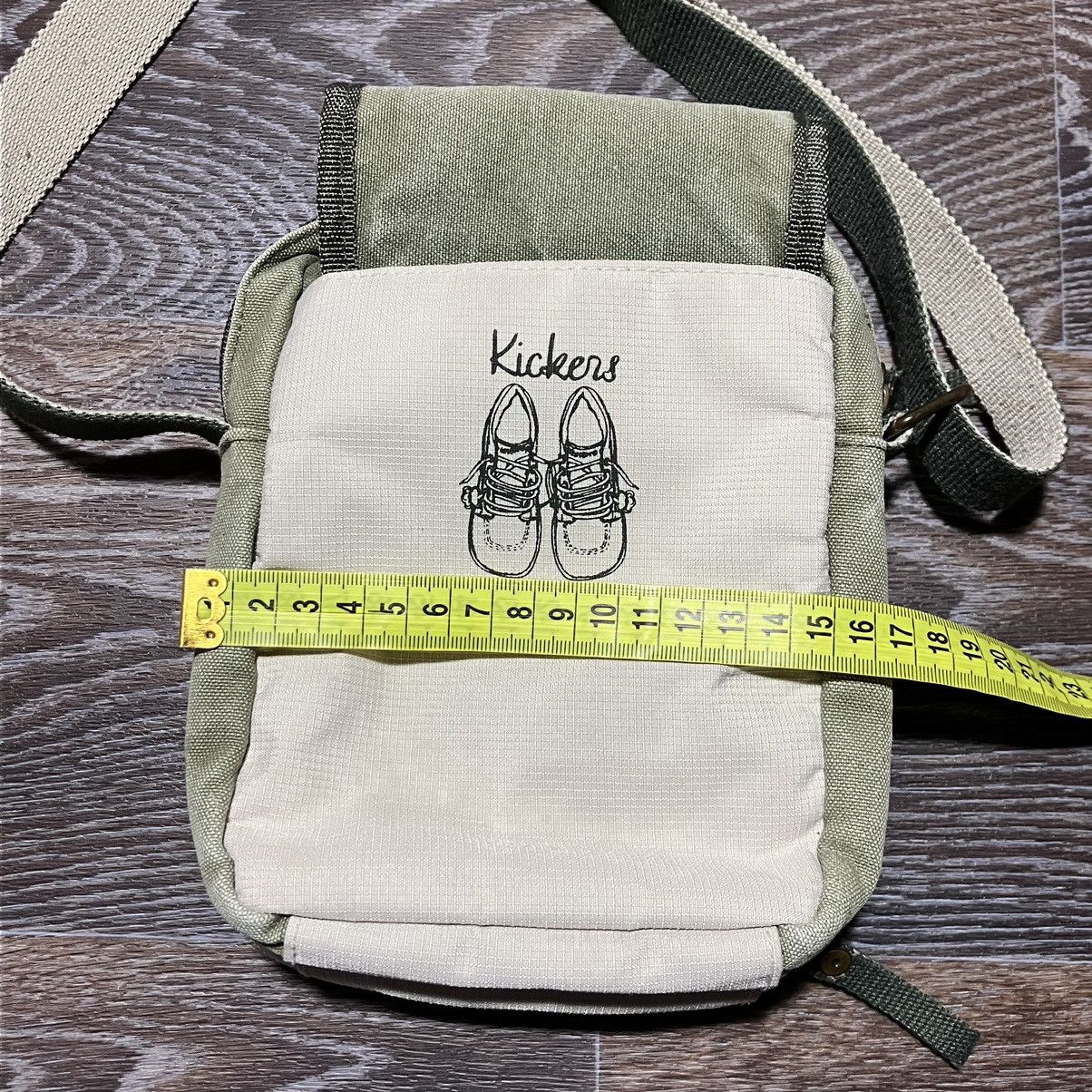 Kickers Y2K Vintage KICKERS Messenger Shoulder Bag Beige Khaki Size ONE SIZE - 4 Thumbnail