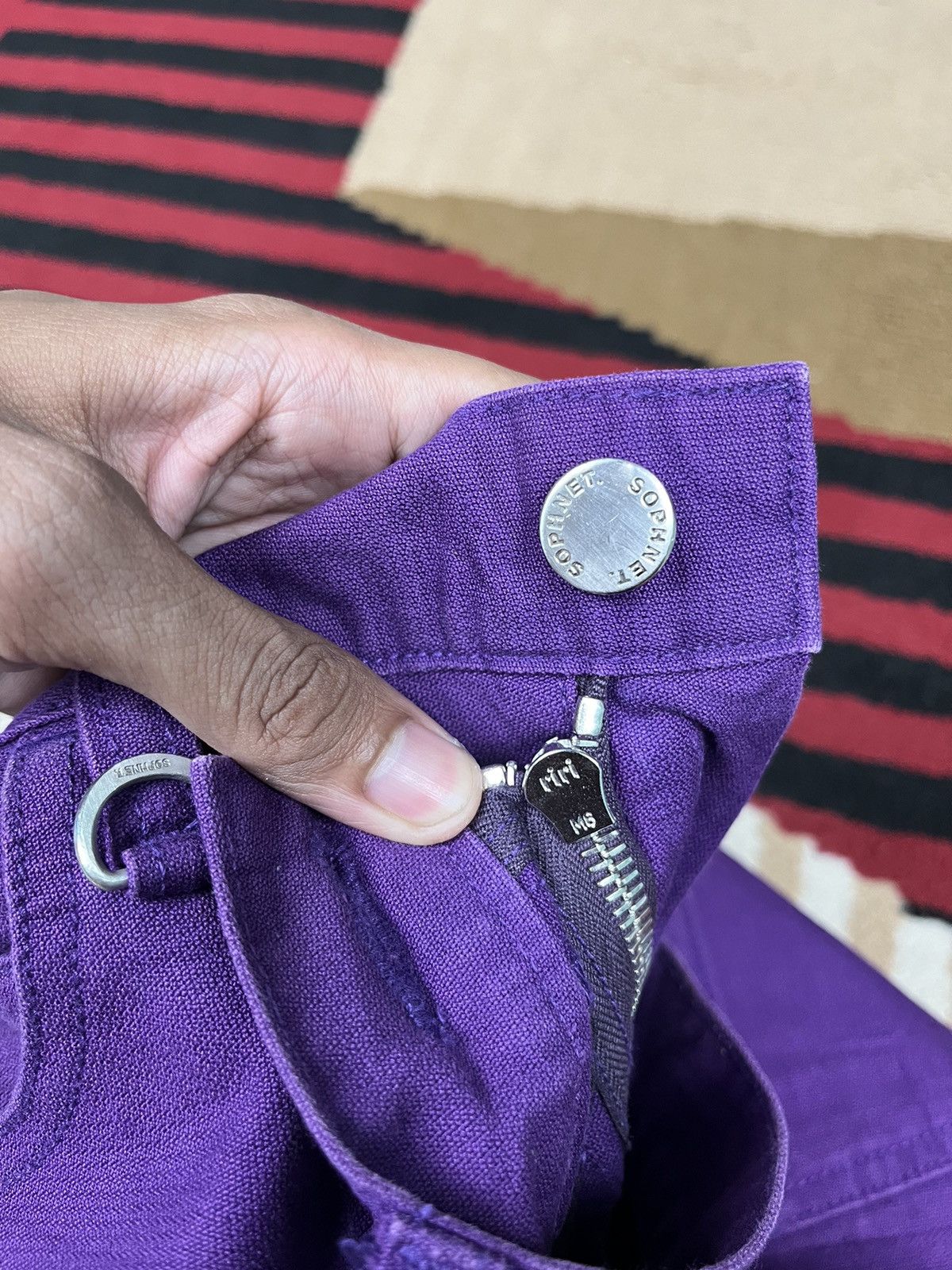 Sophnet. Sophnet. Purpel Denim Pants Size US 31 - 5 Thumbnail