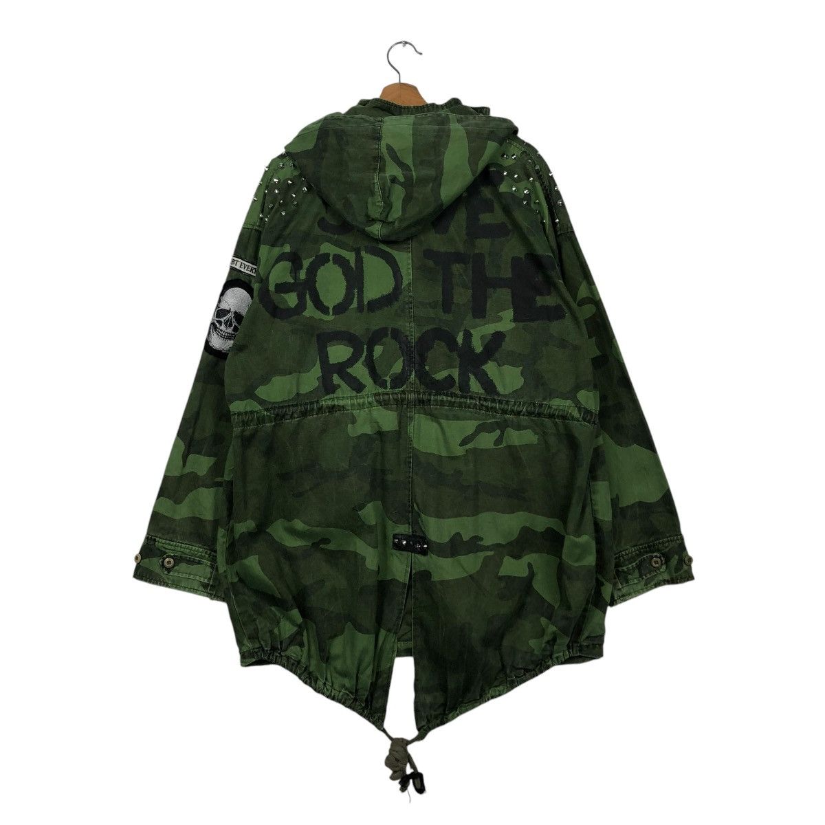 Hysteric Glamour 🔥VINTAGE MIKITARY CAMOUFLAGE PARKA JACKET BIG LOGO DESIGN Size US M / EU 48-50 / 2 - 9 Thumbnail