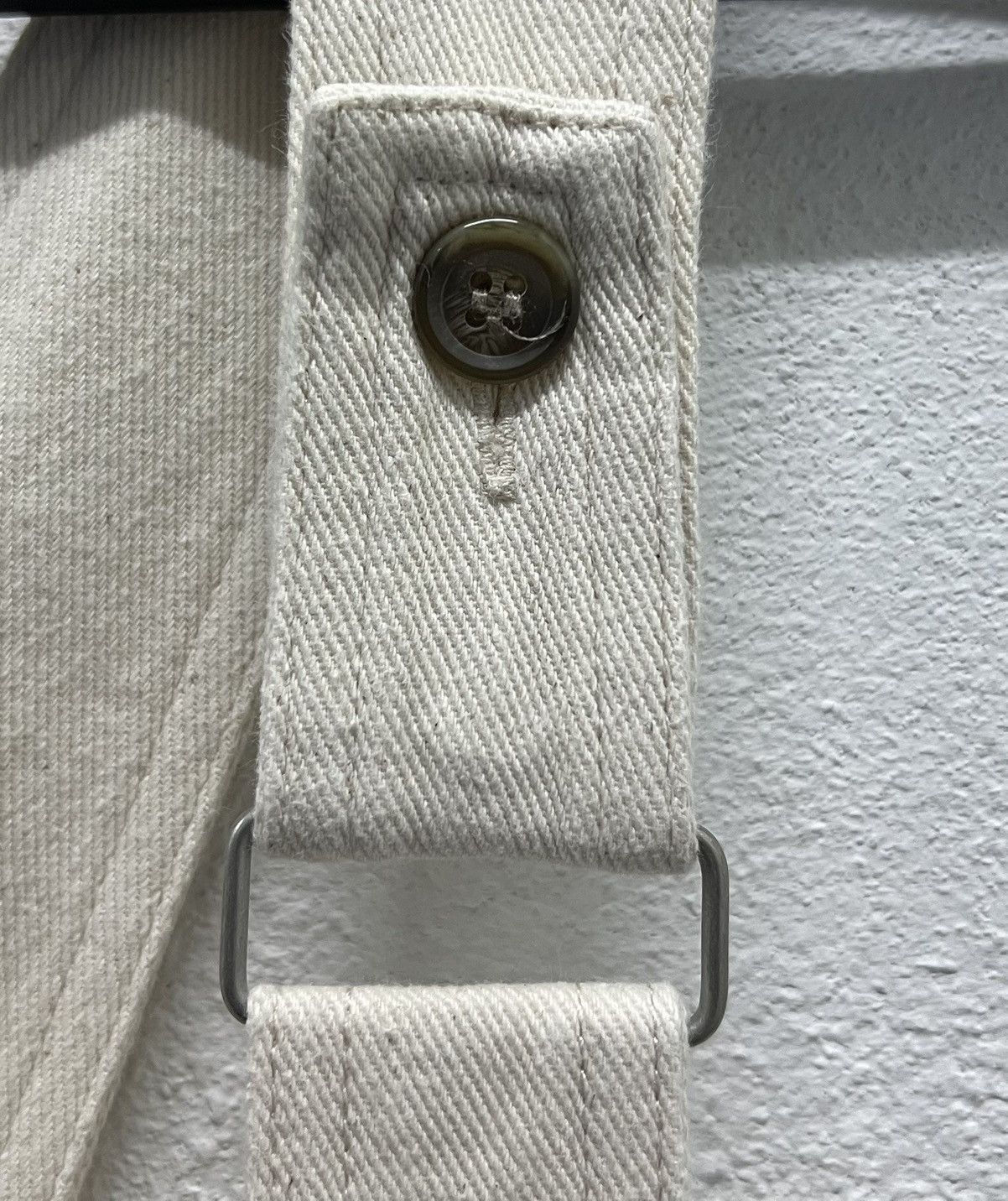 Vintage CHIP CLIP Beige Cotton Overalls – Women’s Size L Size US 37 - 5 Thumbnail