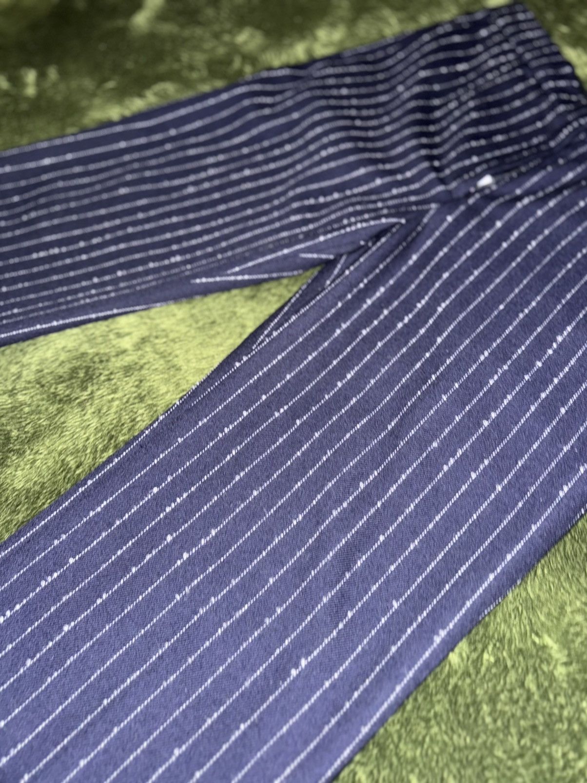 Acne Studios [36] ACNE STUDIOS Dot Stripe detail Trousers navy Size US 34 / EU 50 - 6 Thumbnail