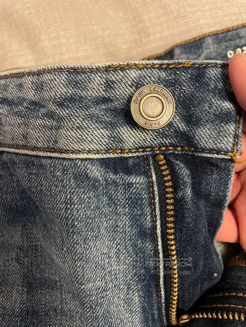 Saint Laurent Paris Saint Laurent Distressed Denim Pants for Men. Size US 30 / EU 46 - 5 Thumbnail