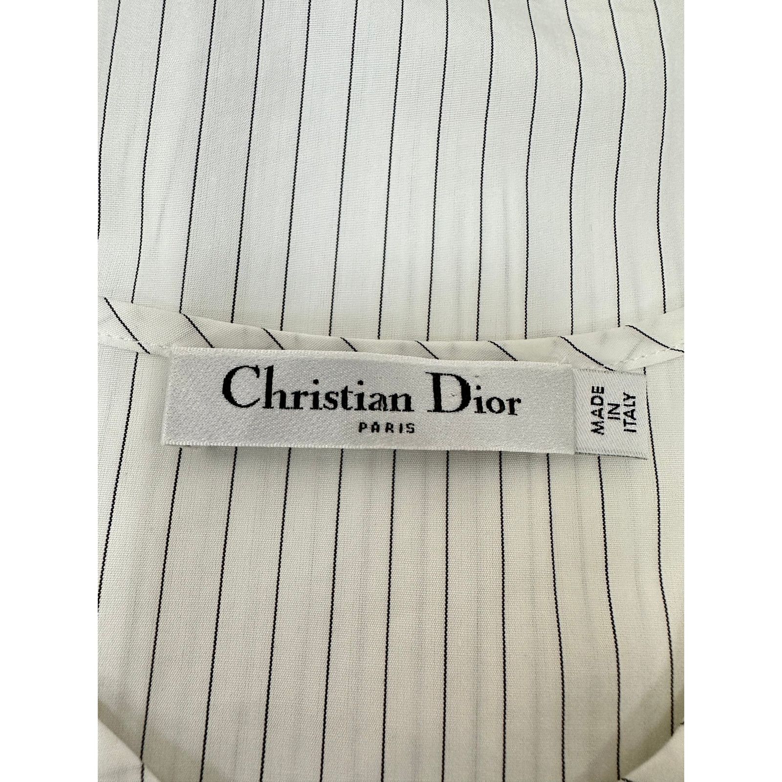 Dior Christian Dior Striped Voluminous Sleeves Shirt Sz.36 Size XS / US 0-2 / IT 36-38 - 4 Thumbnail