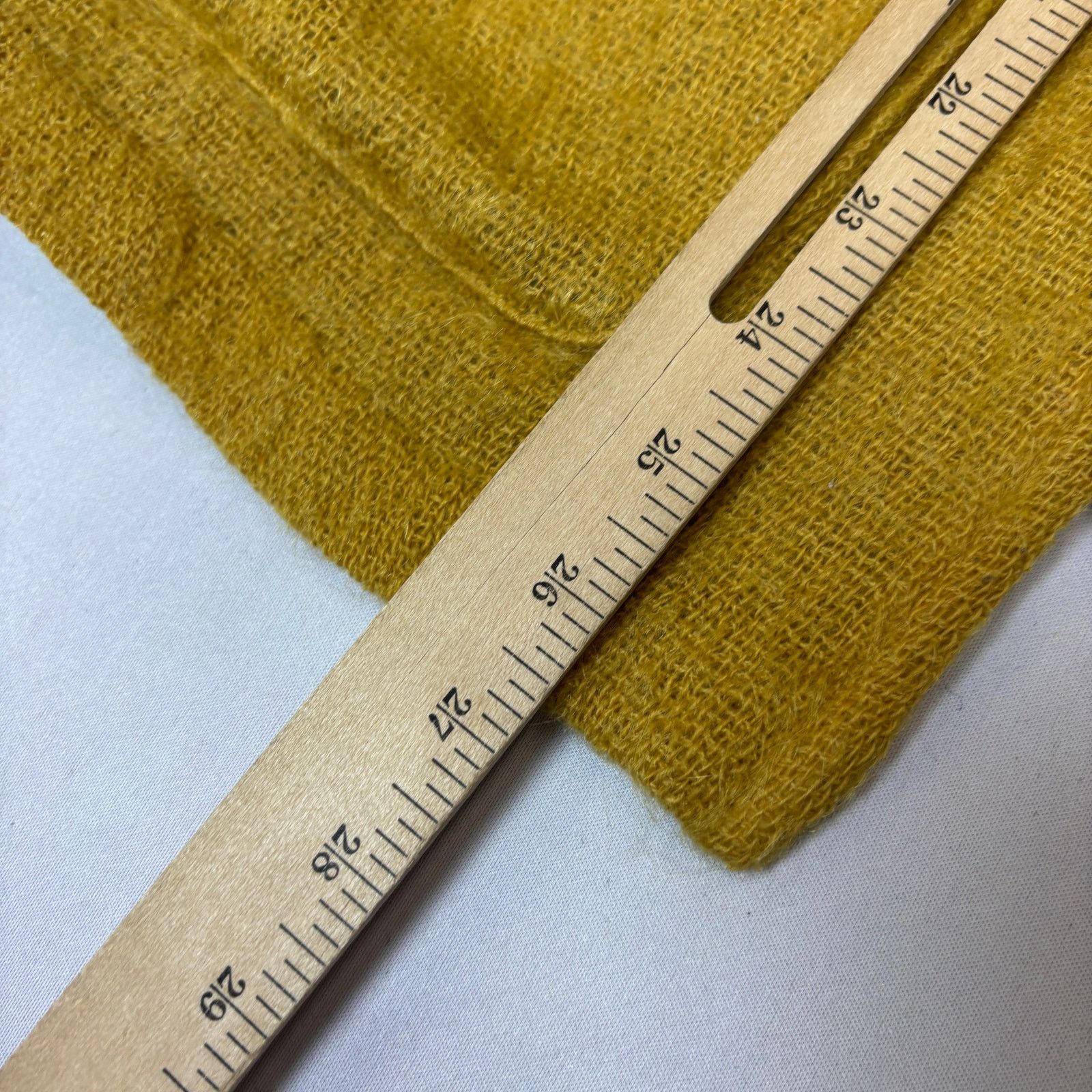 Vintage Vintage 60s Mohair Wool Cardigan Vest Mustard Yellow Medium Size M / US 6-8 / IT 42-44 - 5 Thumbnail