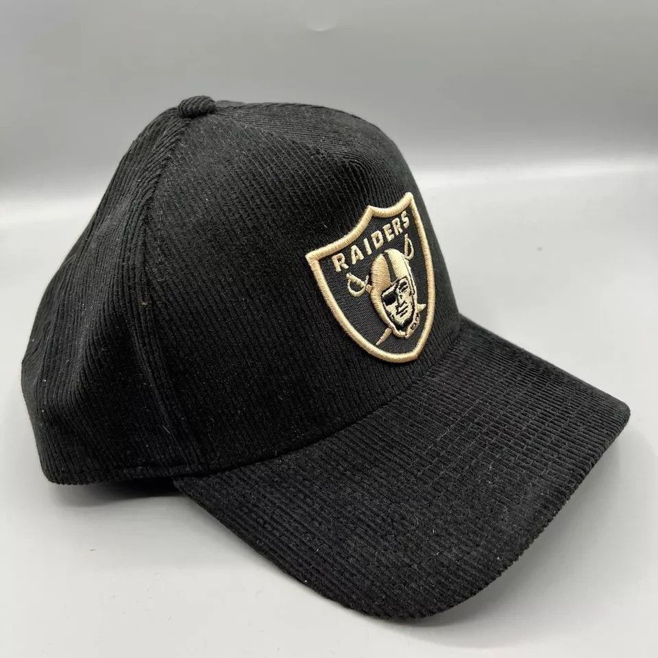 New Era Las Vegas Raiders Hat Men Corduroy Plaid Snap Back Cap New Size ONE SIZE - 4 Thumbnail
