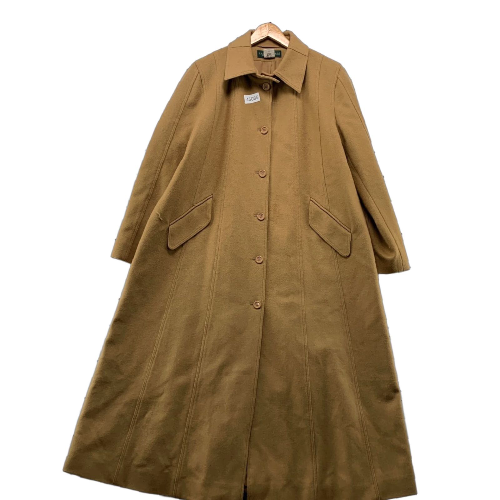 Vintage VINTAGE Harve Benard Wool Trench Coat Womens 16 Camel Swing Overcoat Beige Wool Long Coat 16 Womens Mens? Size XXL / US 16-18 / IT 52-54 - 1 Thumbnail