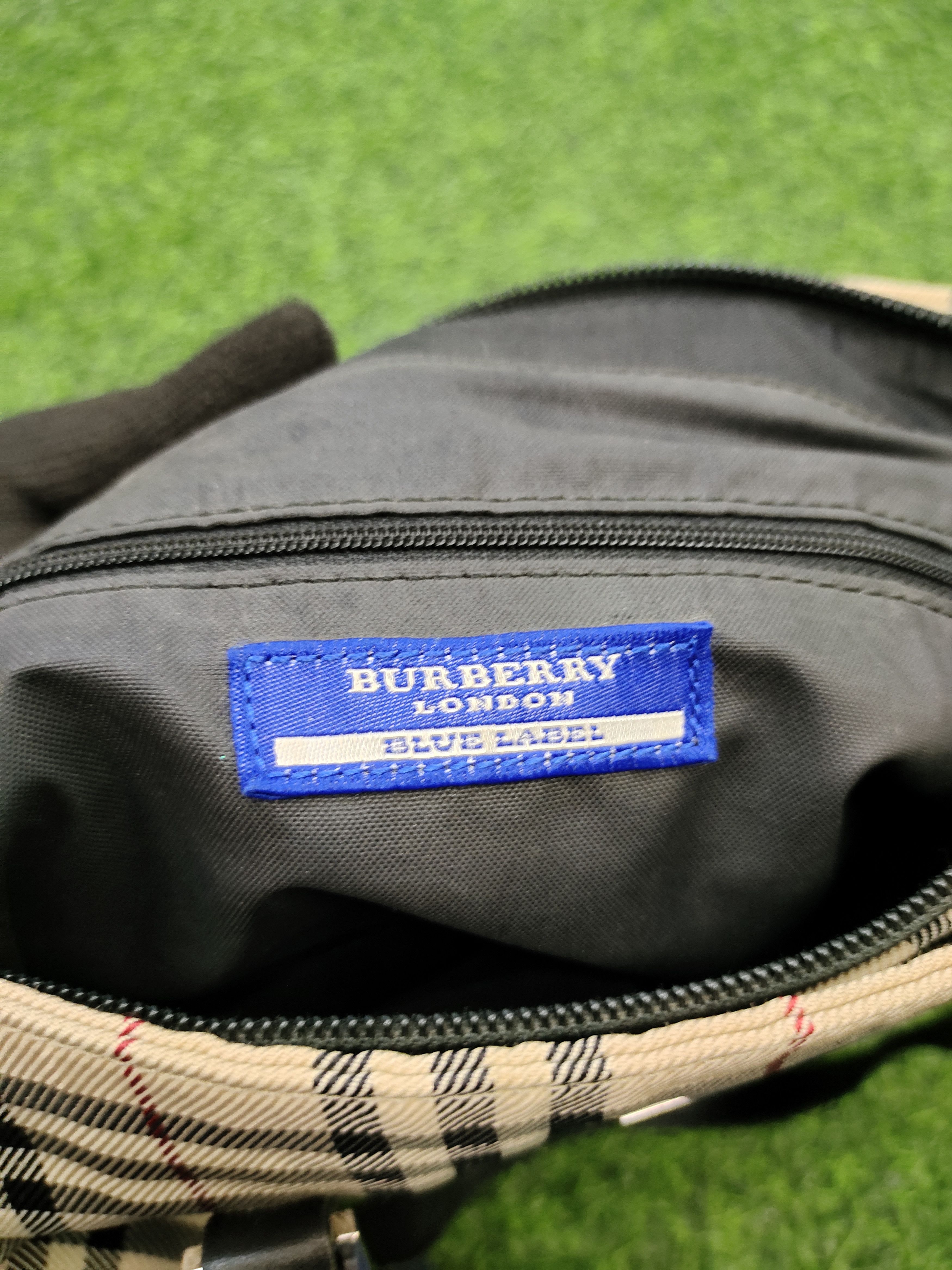 Burberry Burberry Blue Label Nova Check Cotton Mix Leather Tote Bag Size ONE SIZE - 15 Thumbnail