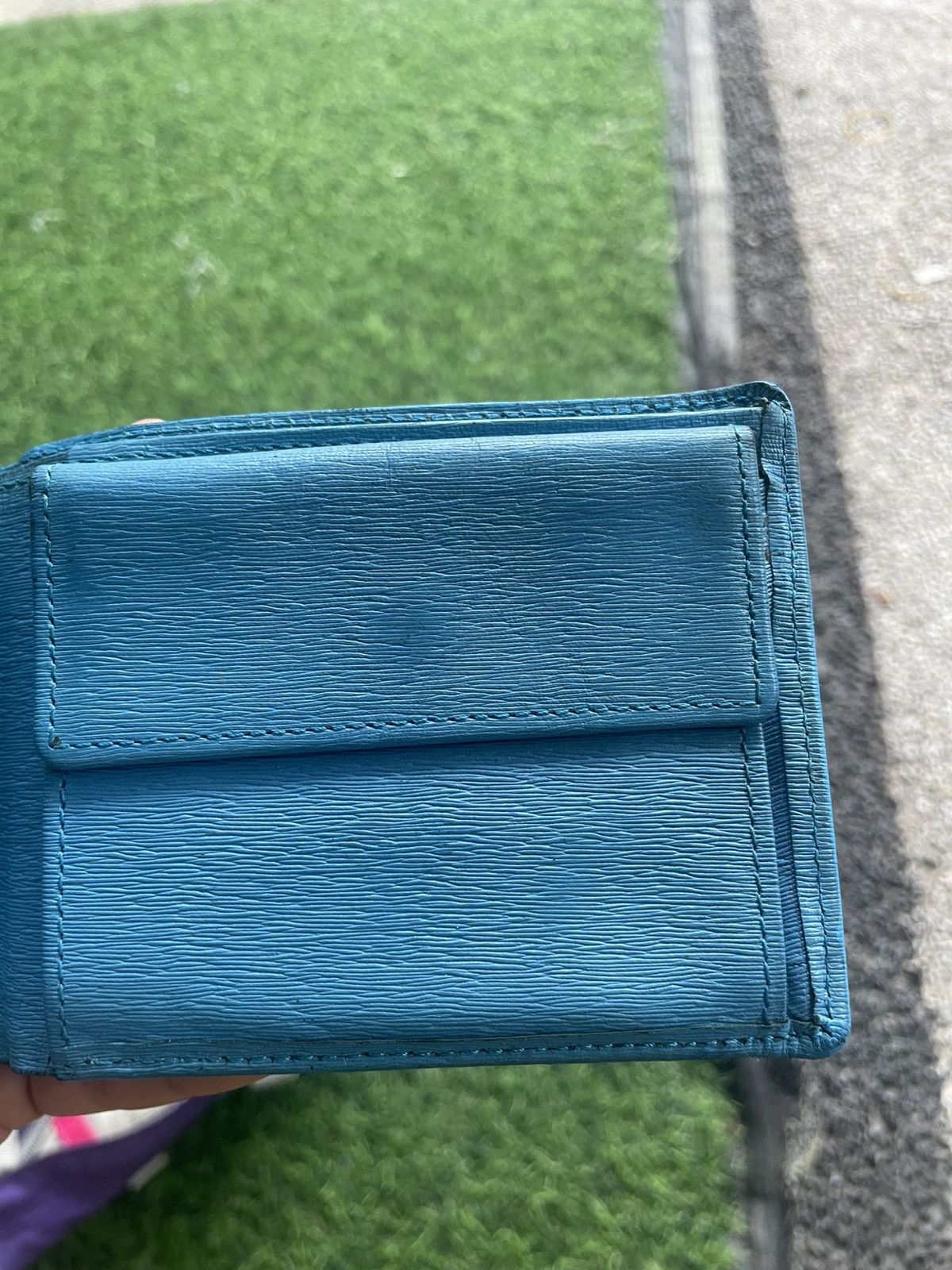 Porter Authentic Porter Yoshida & Co. Leather Wallet – Blue Size ONE SIZE - 5 Thumbnail