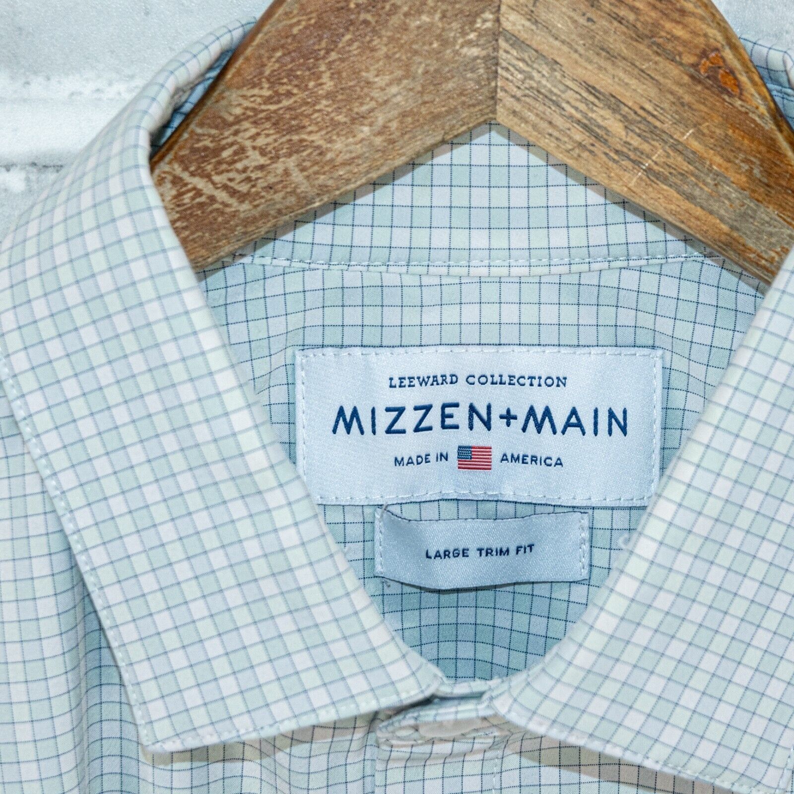Mizzen+Main MIZZEN + MAIN collection Trim Fit Button front Shirt blue Size US L / EU 52-54 / 3 - 2 Thumbnail