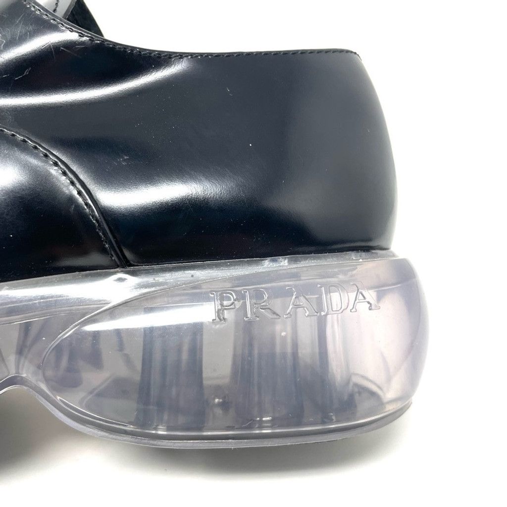 Prada Prada Black Lace Up Derby Shoes with Clear Air Sole Size 36 Size US 5 / IT 35 - 8 Thumbnail