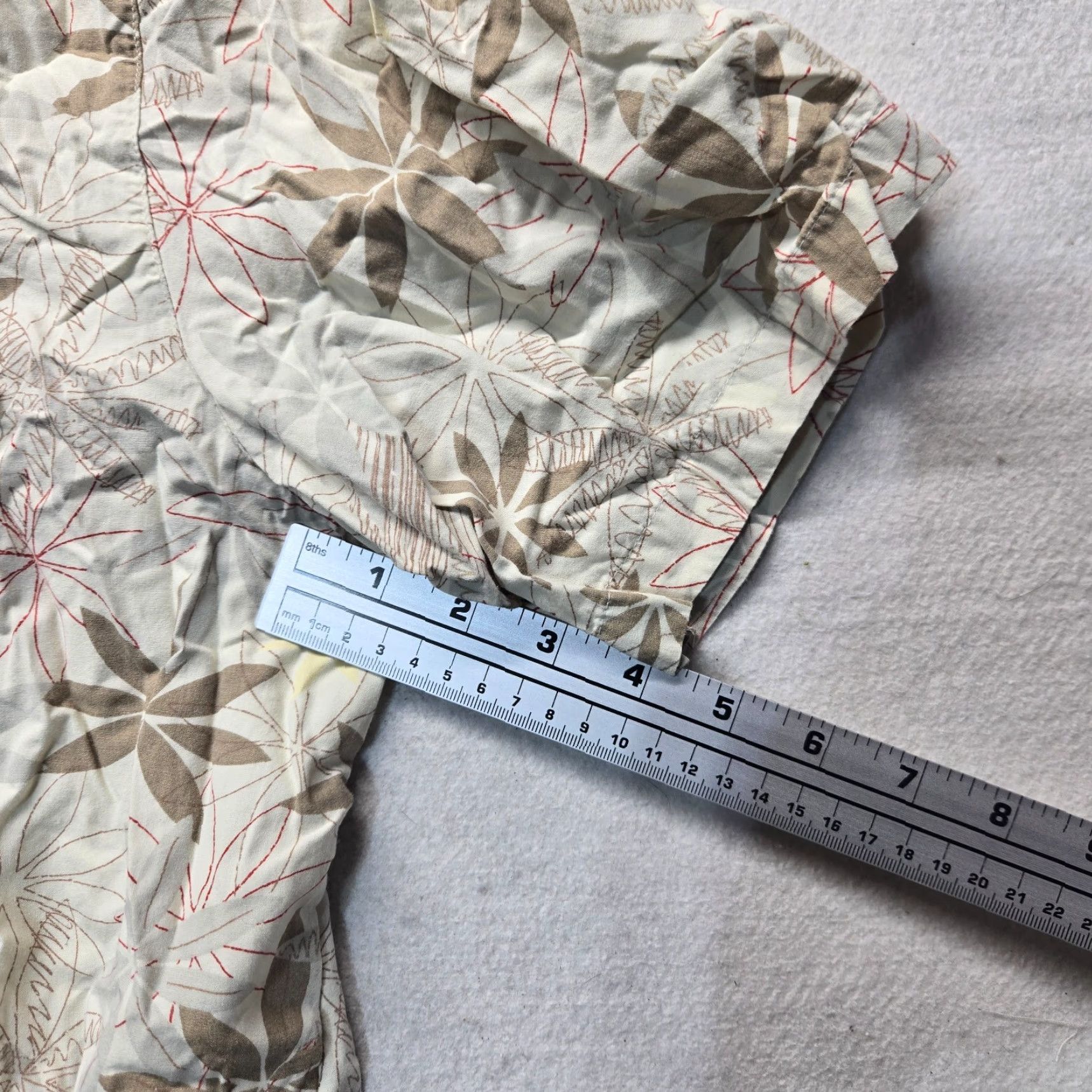 Vintage VINTAGE Solitude Shirt Palm Tree Button-Up Pocket Adult Men XL Beige Hawaiian Shirt Size US XL / EU 56 / 4 - 5 Thumbnail