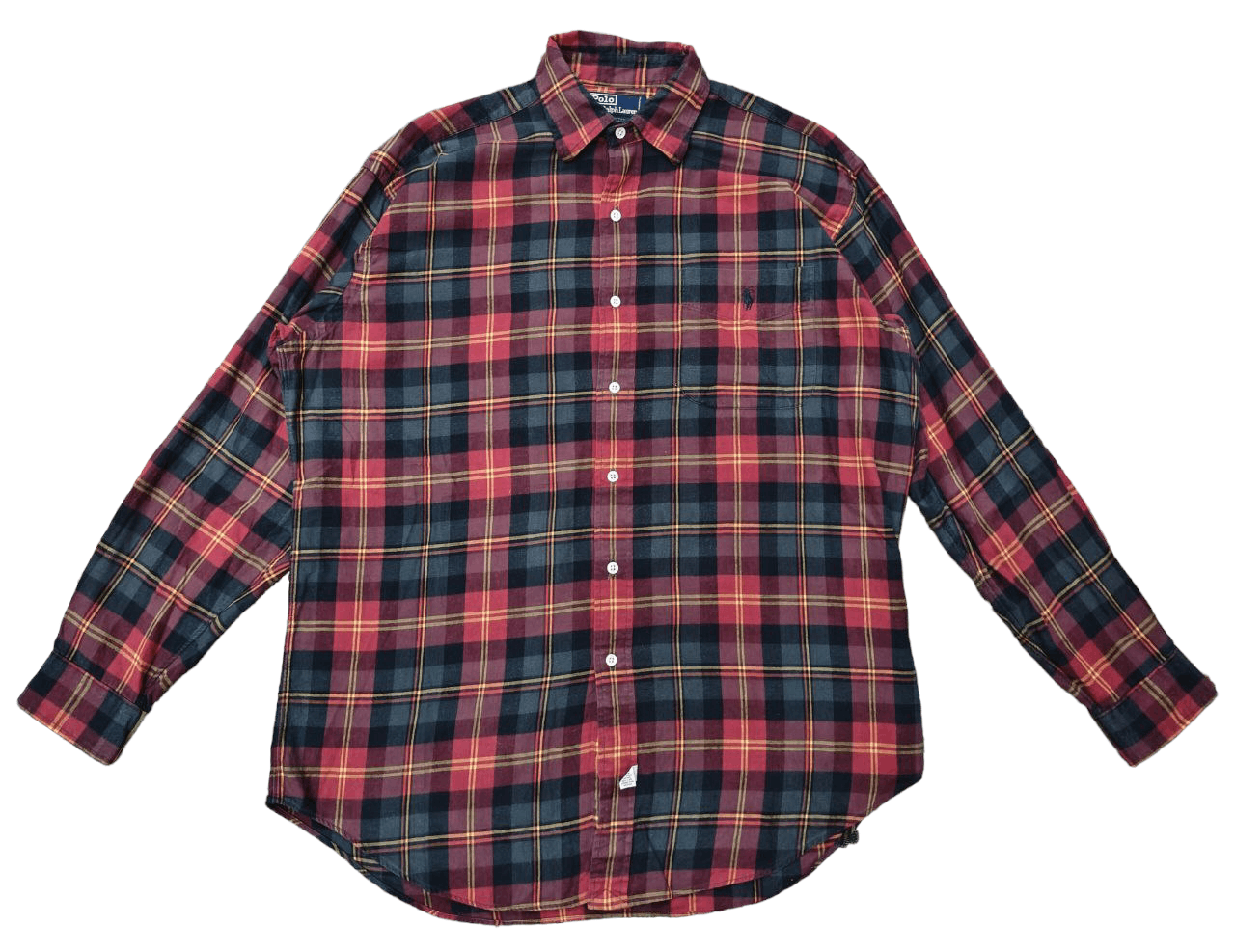 Polo Ralph Lauren Vintage Oversize Polo Ralph Lauren Flannel Size US M / EU 48-50 / 2 - 1 Thumbnail