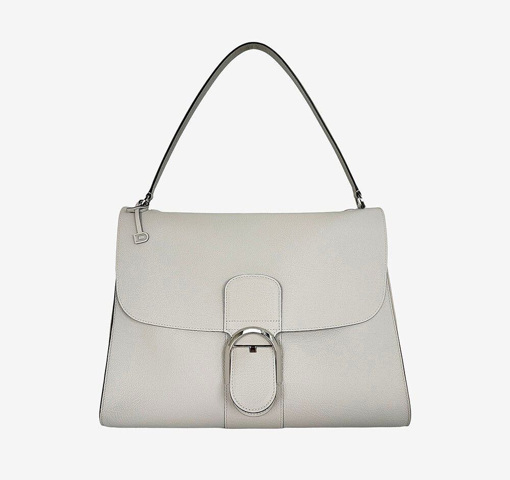 Delvaux Unused Palladium Tempo MM Ivory Calf Grain Size ONE SIZE - 1 Thumbnail