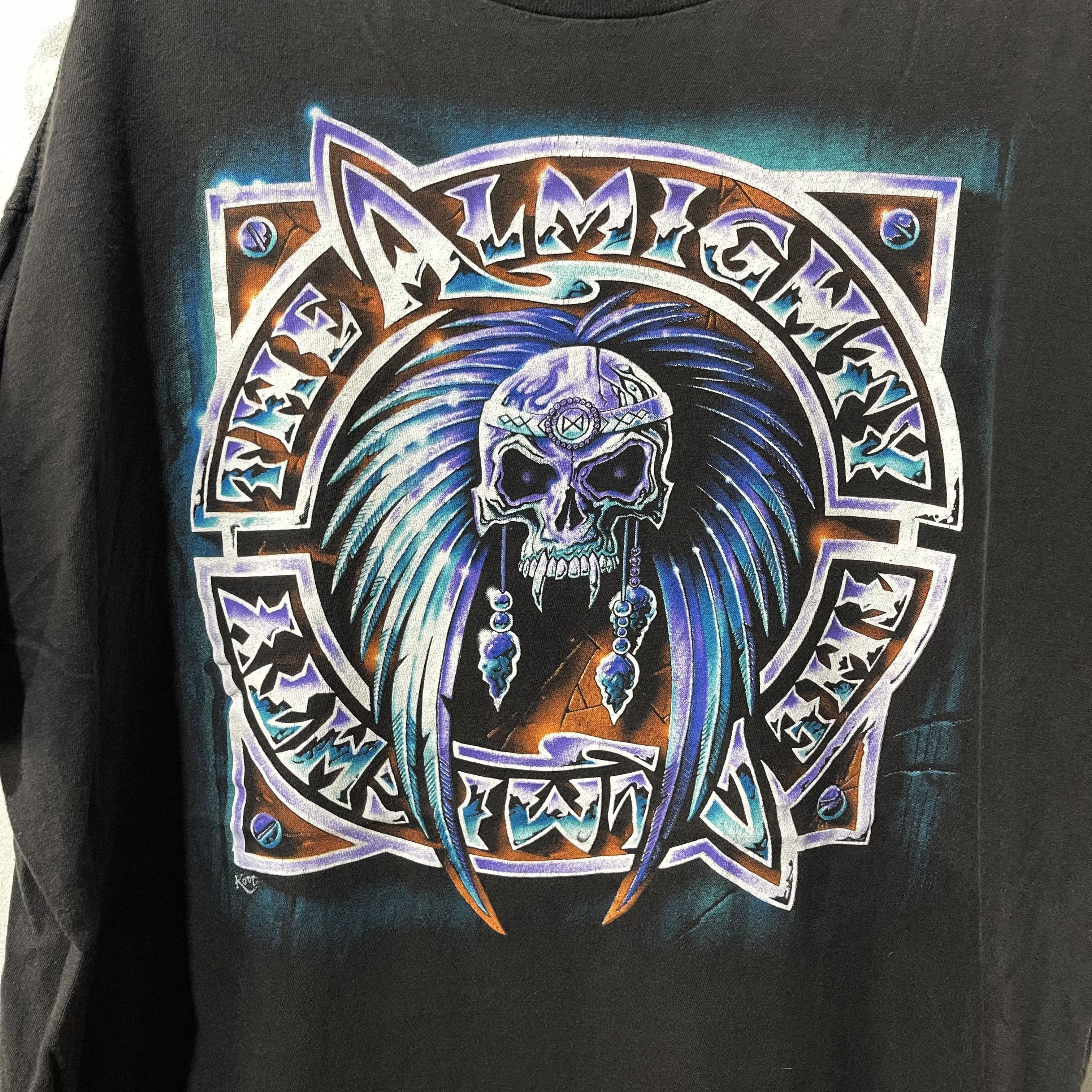 Band Tees × Vintage Vintage 1991 The Almighty Shirt Size US XL / EU 56 / 4 - 2 Thumbnail