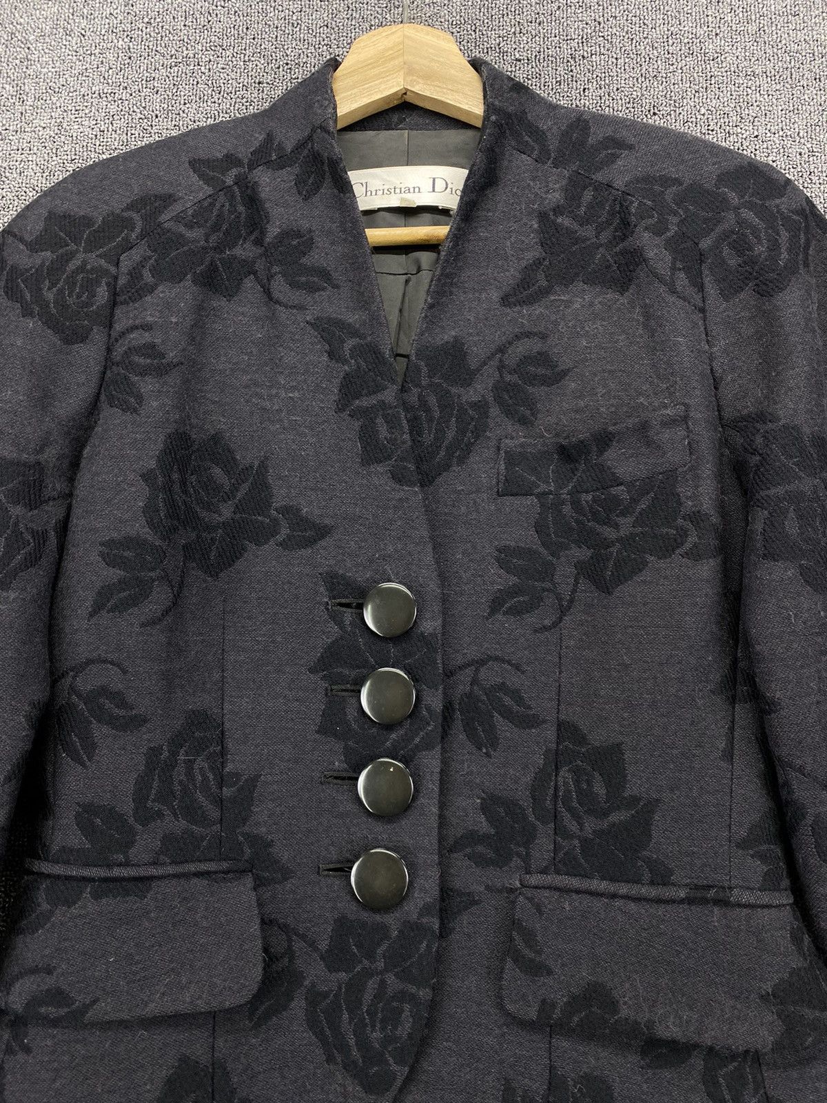 Christian Dior Monsieur × Vintage Vintage Christian Dior Rare Design Wool Cardigan Jacket Size S / US 4 / IT 40 - 5 Thumbnail