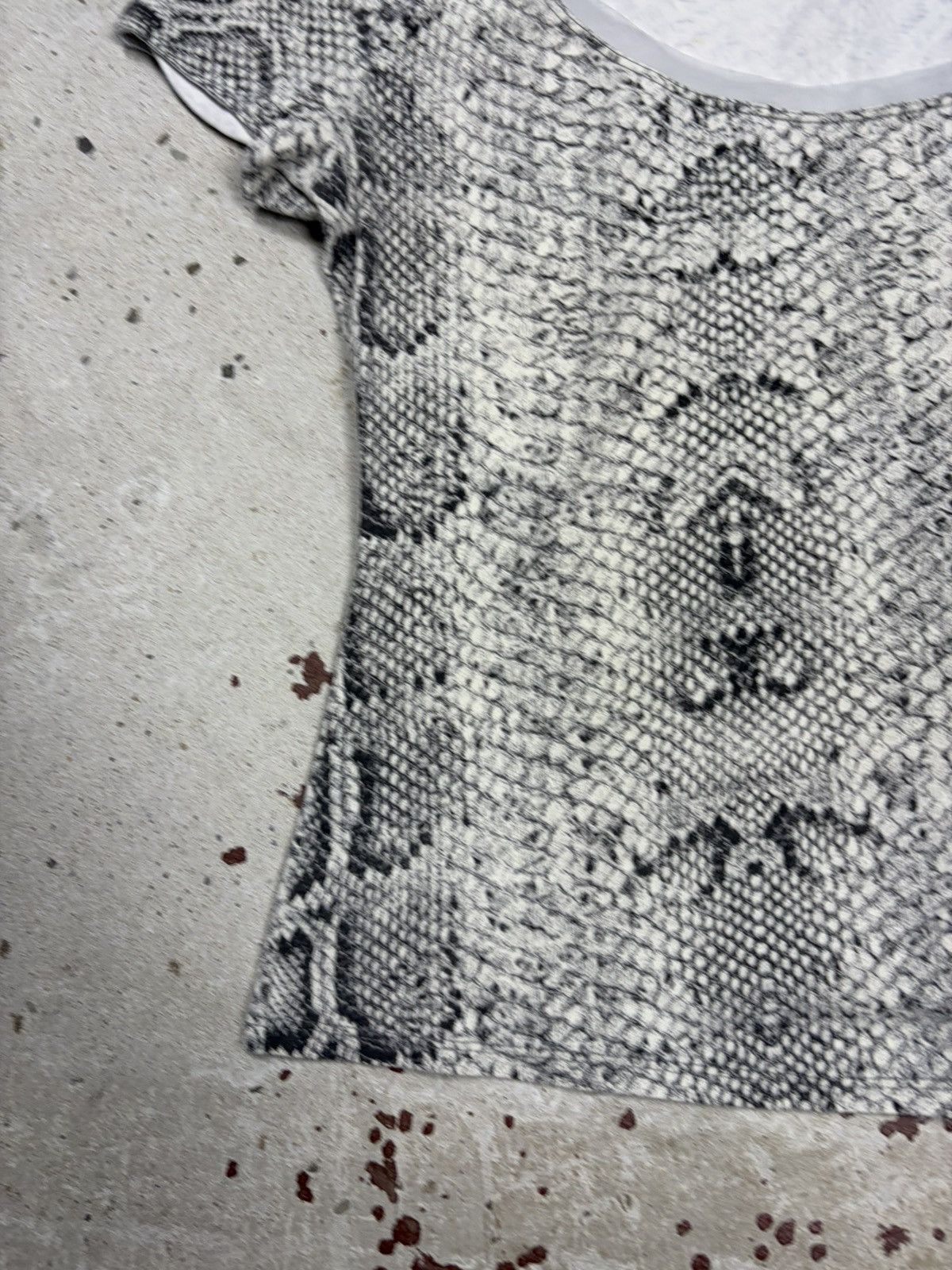 Roberto Cavalli Vintage 2000s Roberto Cavalli Snake Skin Print Set Skirt Size 29" - 19 Thumbnail