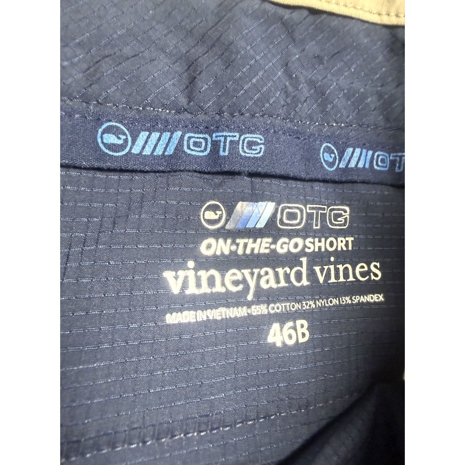 Vineyard Vines Vineyard Vines OTG Shorts Mens 46B Beige Khaki Chino Performance On The Go Gym Golf OTG Mens 46B Beige Khaki Chino Size US 30 / EU 46 - 3 Thumbnail