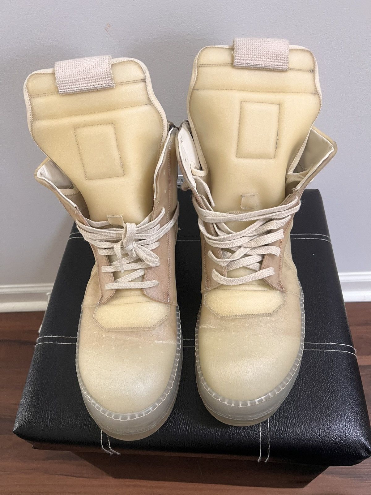 Rick Owens × Rick Owens Drkshdw *RARE SIZE* RICK OWENS Ss23 EDFU GEOBASKET TRANSPARENT Size US 12 / EU 45 - 7 Thumbnail