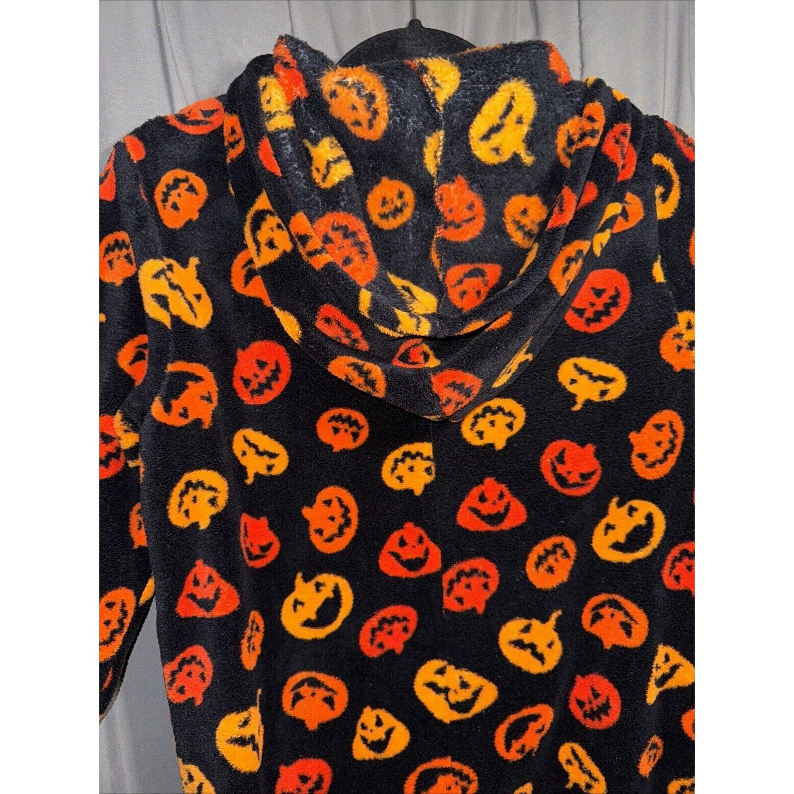 Other Pillow Talk Footed Pajama Halloween Laughing Pumpkins Black Size M / US 6-8 / IT 42-44 - 16 Thumbnail