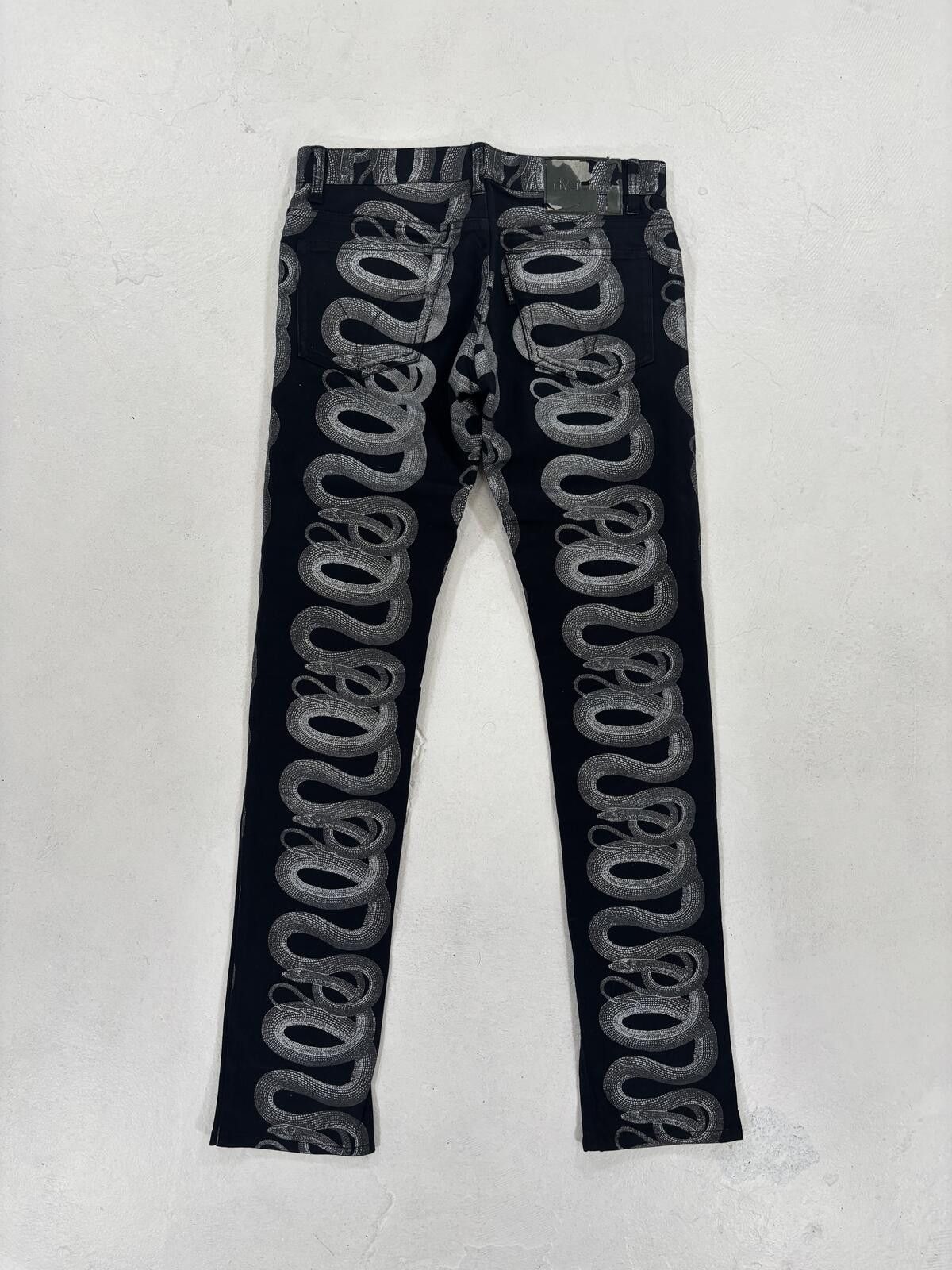 Hysteric Glamour Hysteric Glamour Snake Print Jeans Size US 29 - 3 Thumbnail