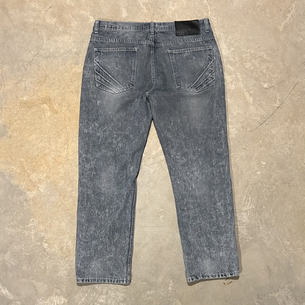 Akademiks × Southpole × Vintage Crazy Vintage Y2K Akademiks Distressed Repaired Baggy Jeans Size US 36 / EU 52 - 6 Thumbnail
