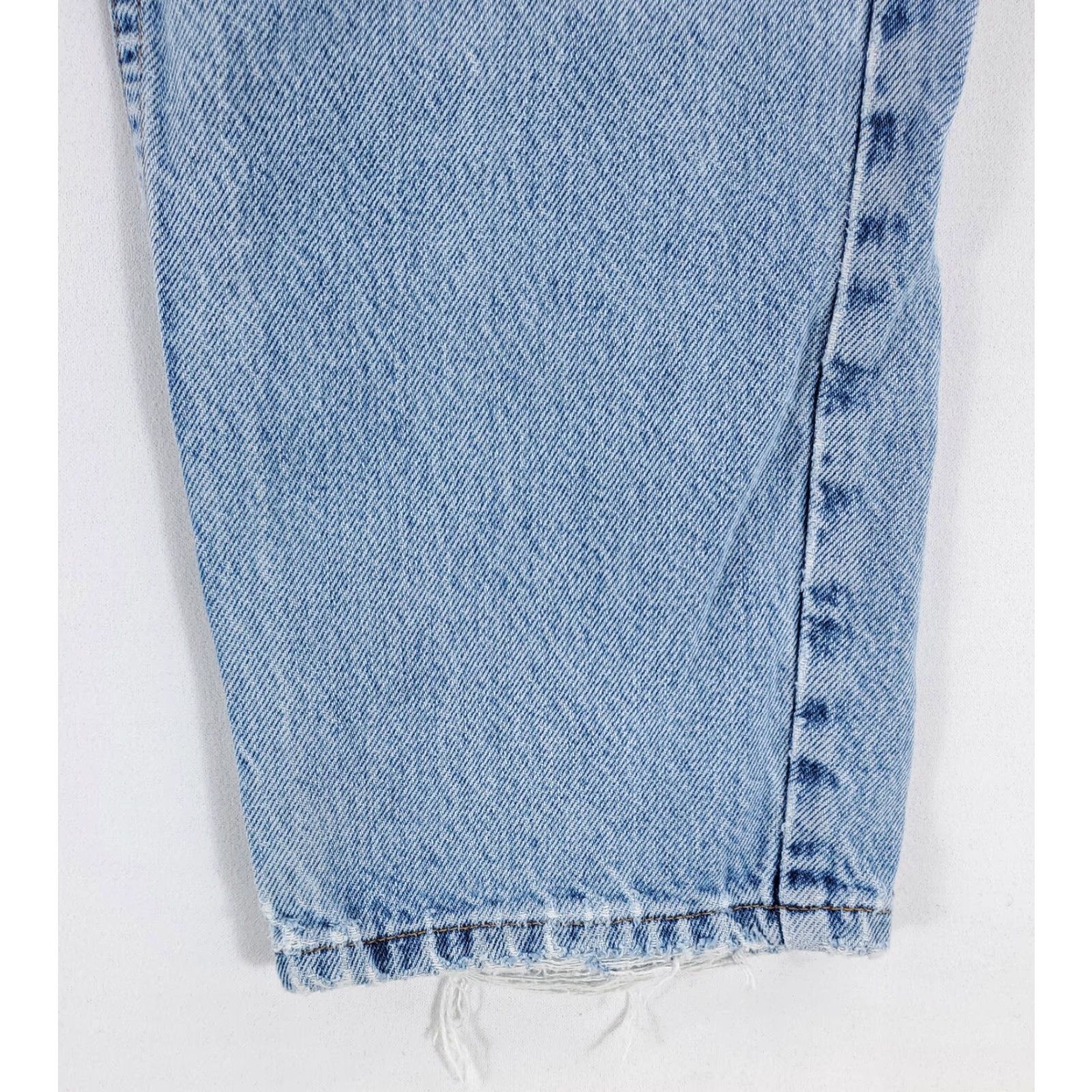 Gap VINTAGE GAP 90s Easy Fit Blue Jeans Distressed Zip Fly Mens 30 x 31 Actual 90s Denim, Loose, Regular Fit Mens Jeans Size US 30 / EU 46 - 4 Thumbnail