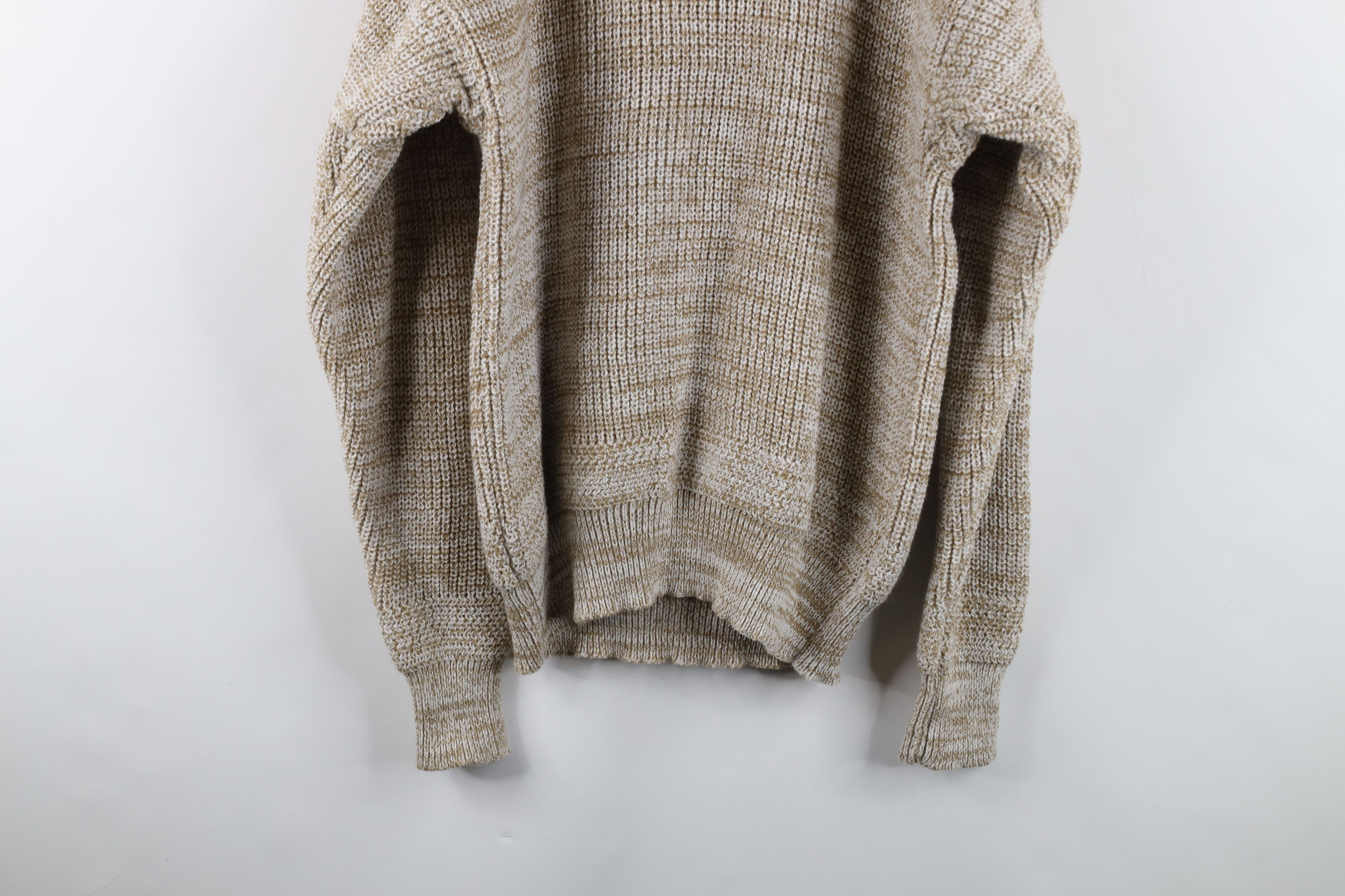 Vintage Vintage 70s Streetwear Chunky Ribbed Knit Henley Sweater Size US XL / EU 56 / 4 - 11 Thumbnail