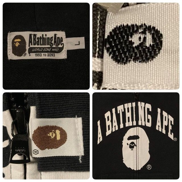 Bape BAPE HEAD LOGO Zip Hoodie a bathing ape NIGO Size US L / EU 52-54 / 3 - 8 Thumbnail