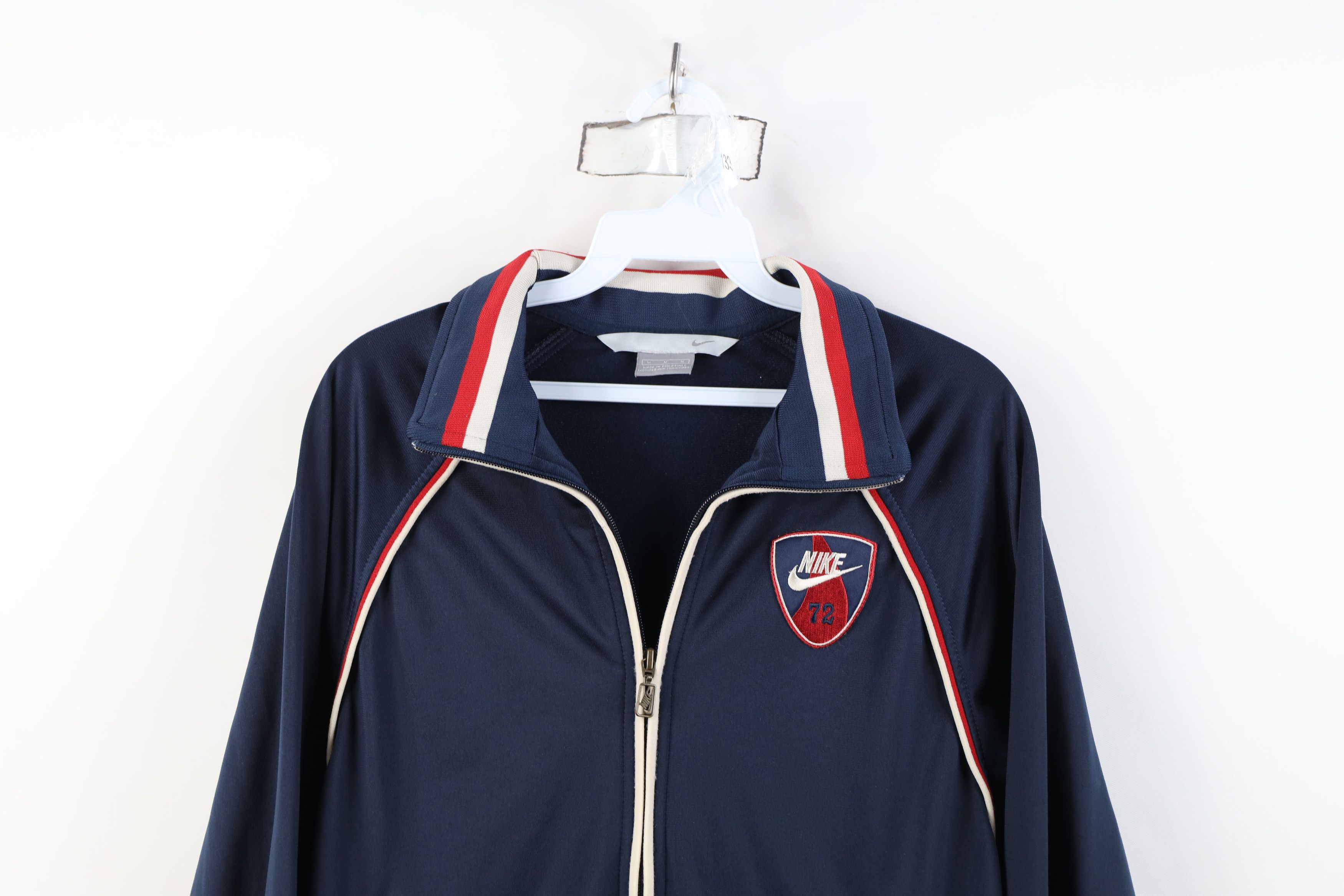 Nike Vintage Y2K Nike Mens Mini Swoosh Tennis Track Jacket Blue Size M / US 6-8 / IT 42-44 - 2 Thumbnail