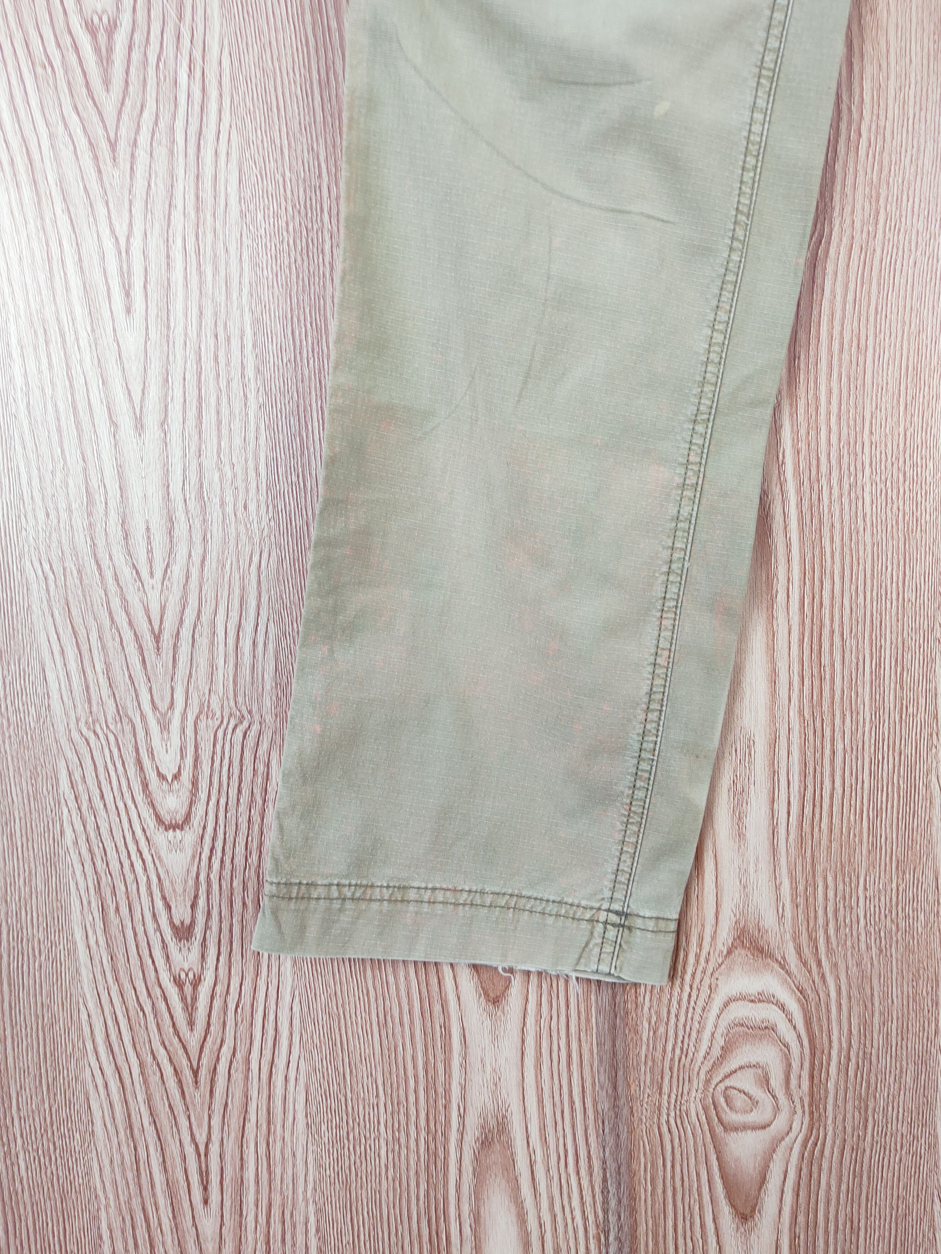 Japanese Brand Gap Green Faded Multipocket Tactical Cargo Pants #W209 Size US 30 / EU 46 - 4 Thumbnail