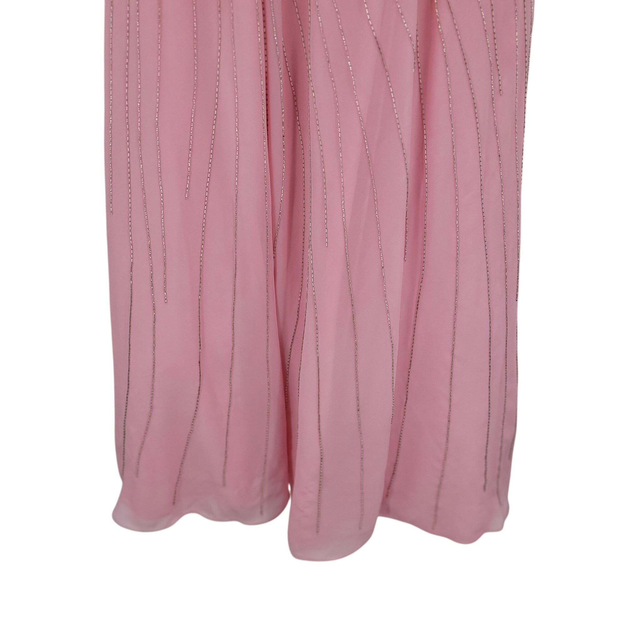 Other Pink Sweetheart Strapless A-line Gown Rhinestone Embellishme Size M / US 6-8 / IT 42-44 - 12 Thumbnail