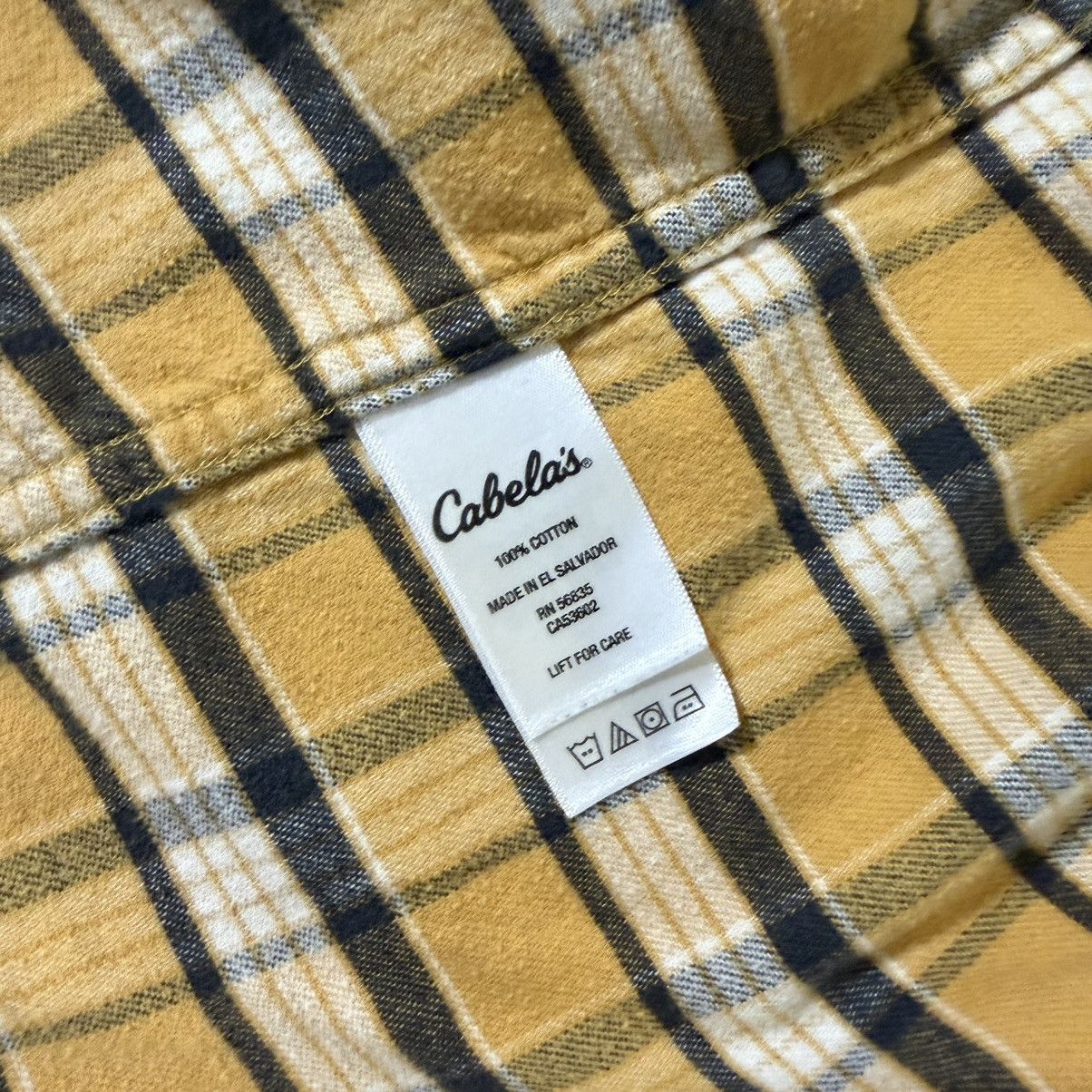 Cabelas y2k vintage Cabela’s Yellow Button Up Shirt Size US L / EU 52-54 / 3 - 3 Thumbnail