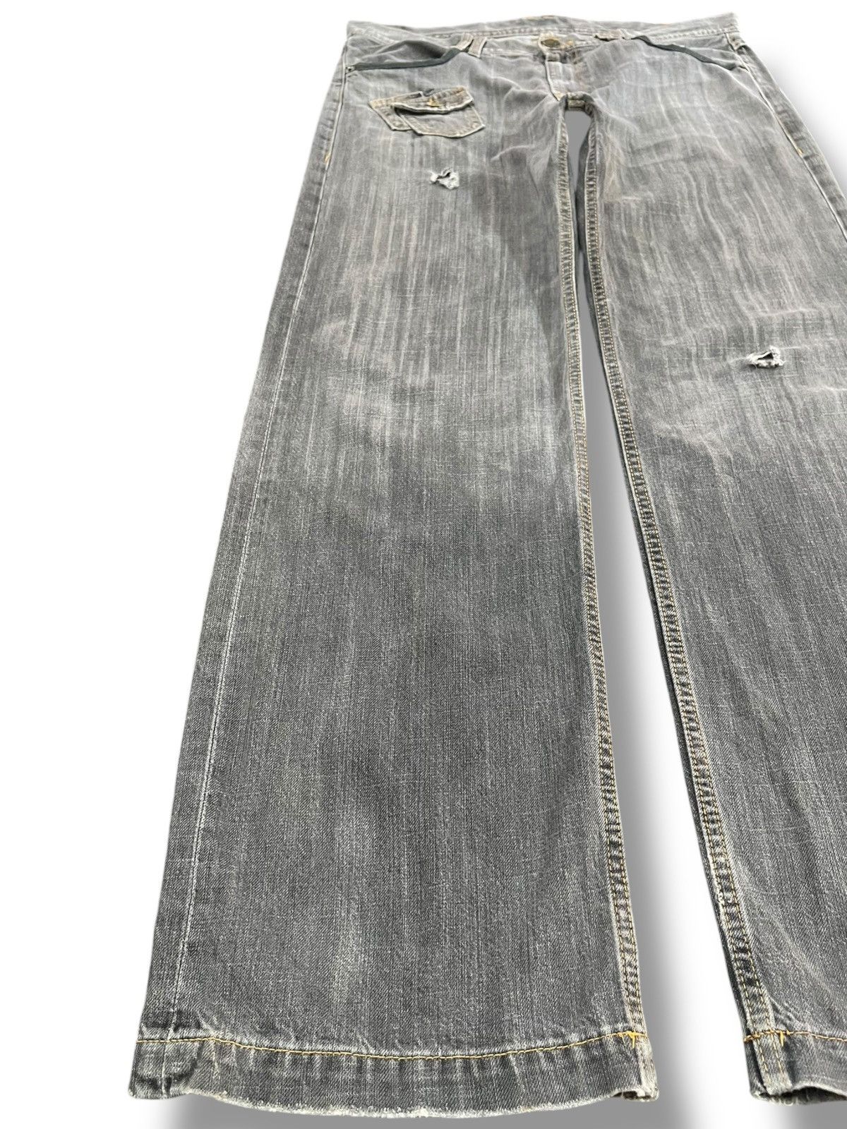 Beauty Beast Vintage Japanese Brand Black Baggy Denim Size US 36 / EU 52 - 4 Thumbnail