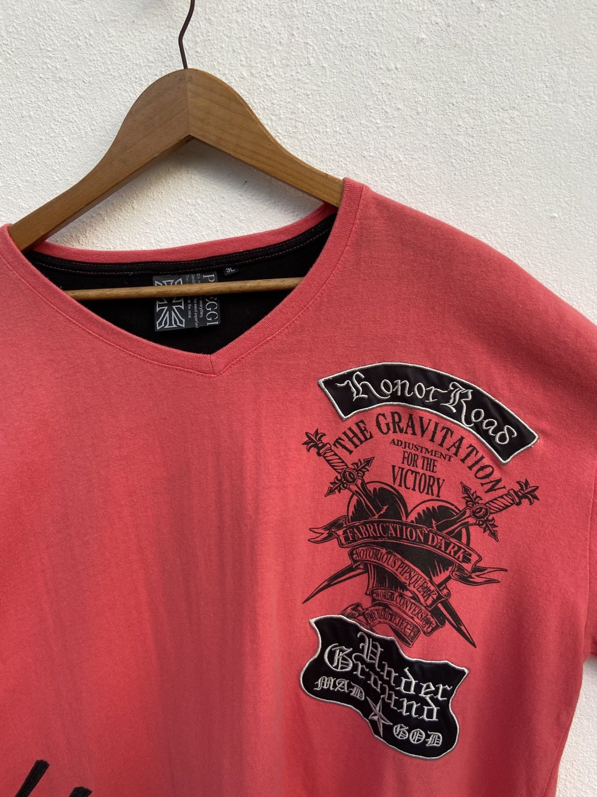 Pleggi t shirt embroidery if six was nine
