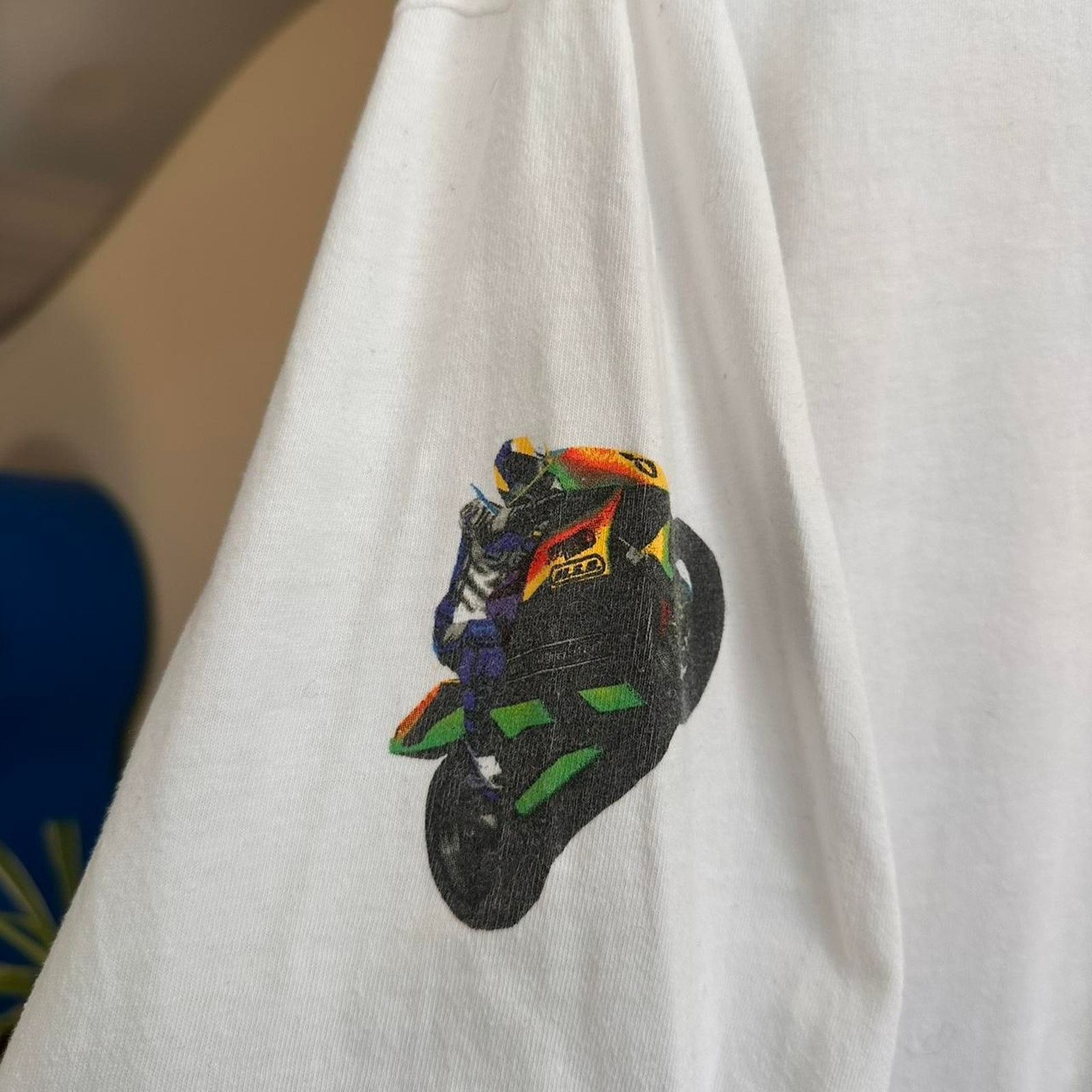 Hanes × Playstation × Vintage Vintage Sega Saturn / Arcade Manx TT Super Bike Shirt Size US XL / EU 56 / 4 - 3 Thumbnail