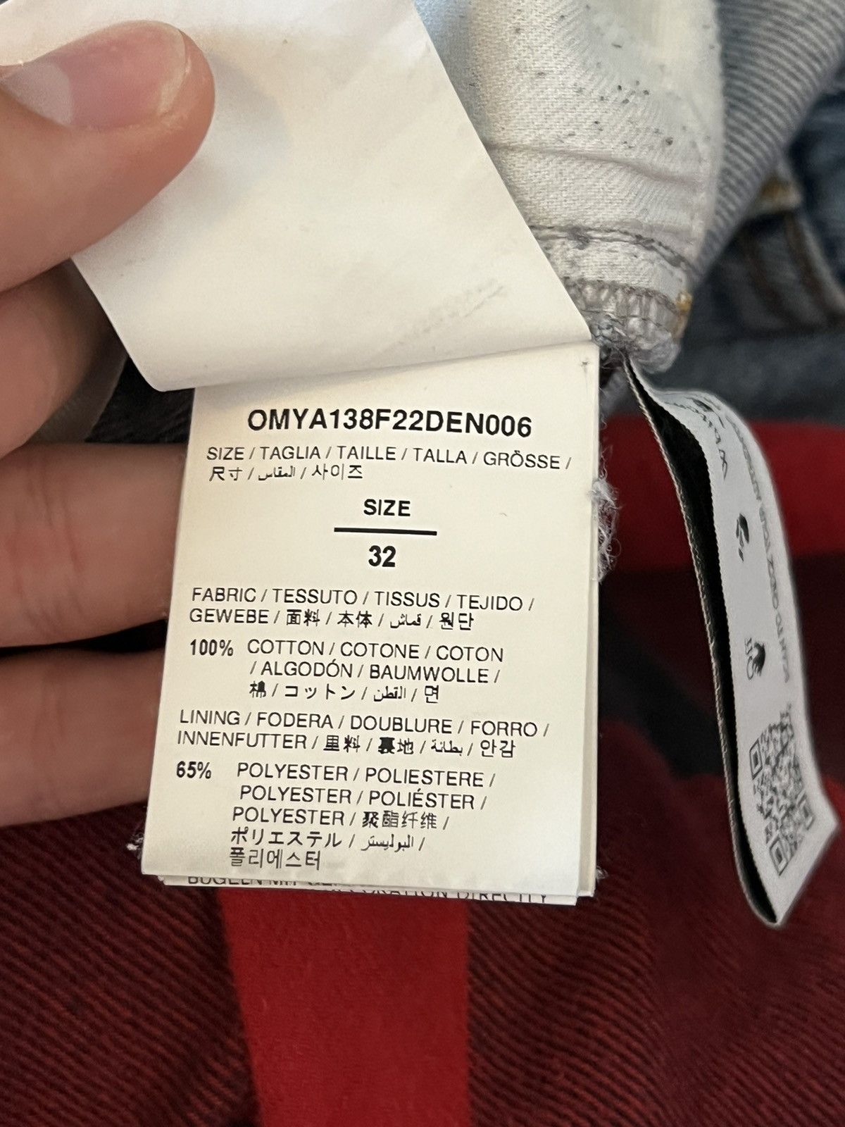 Off-White Off-White Straight-Leg Jeans Size US 32 / EU 48 - 7 Thumbnail
