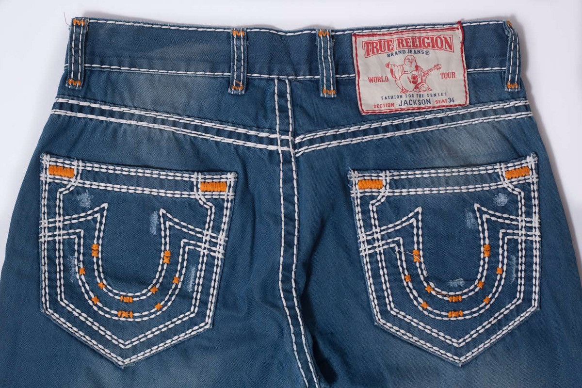 True Religion Vintage True Religion Jackson Denim Jeans Size US 34 / EU 50 - 6 Thumbnail