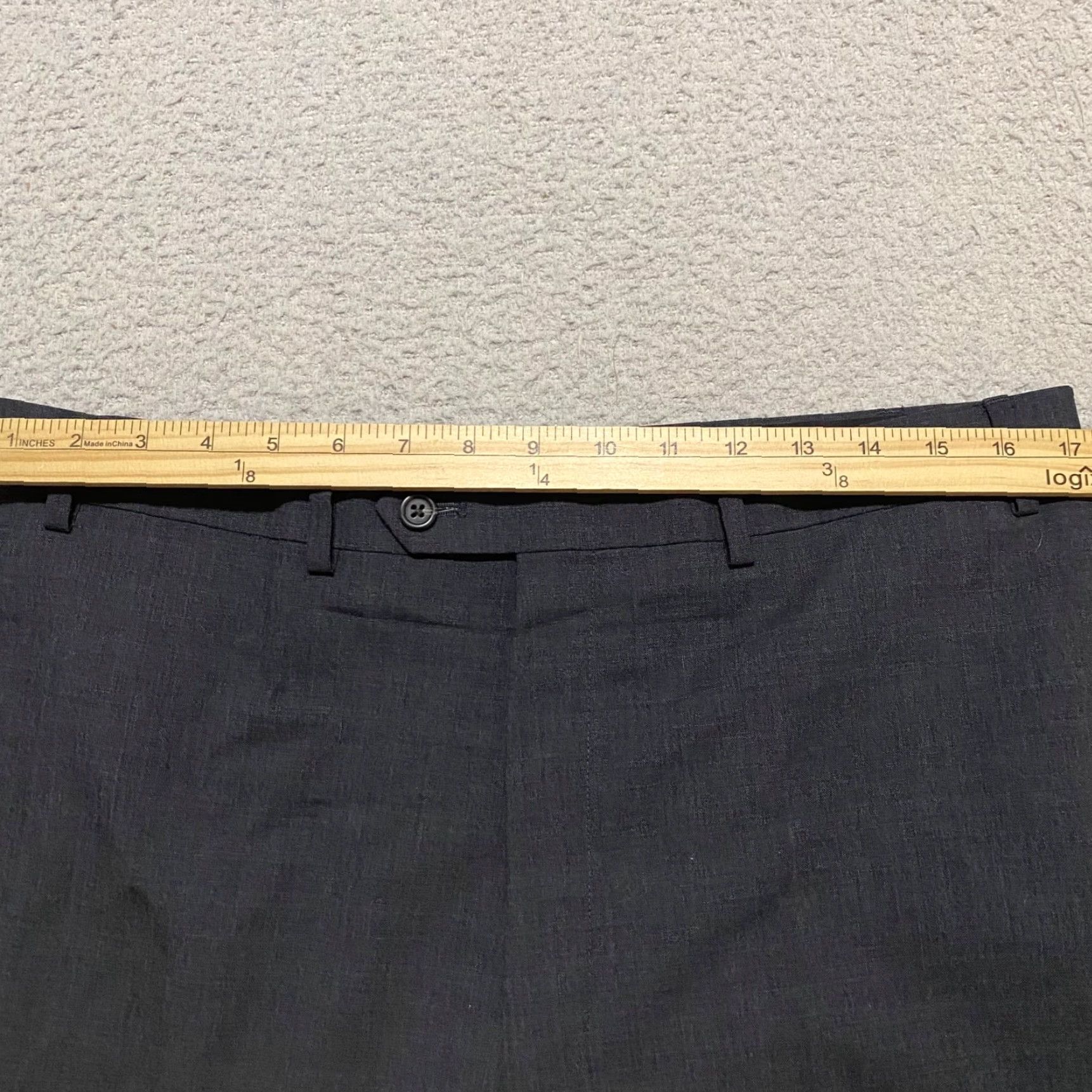 Ralph Lauren Lauren Ralph Lauren Mens Dress Pants Gray Wool Straight 36x32 Size US 36 / EU 52 - 7 Thumbnail