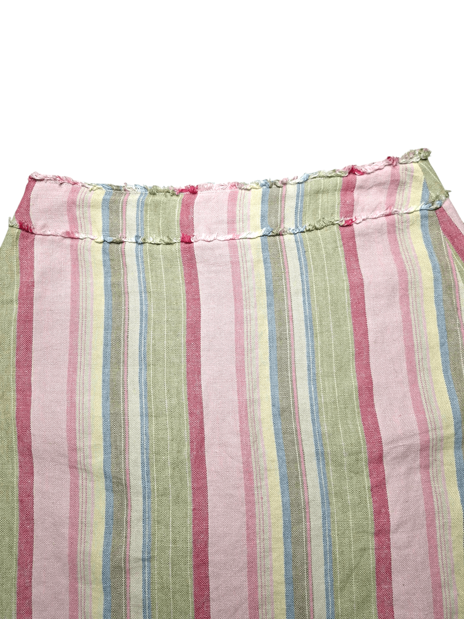 Moschino Vintage Moschino Cheap and Chic Linen Striped Skirt Size 28" / US 6 / IT 42 - 8 Thumbnail