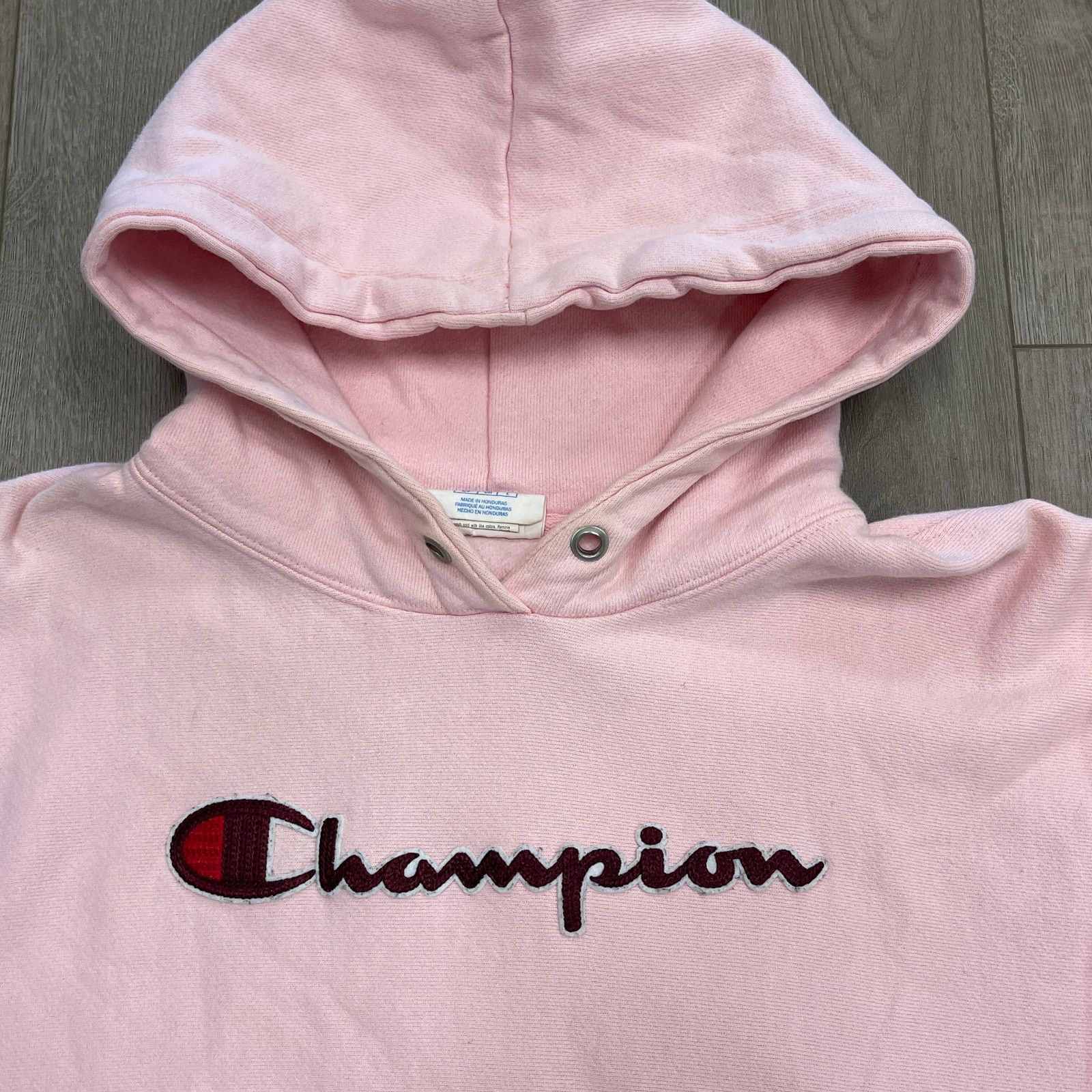 Champion Champion Pink Sweater Pullover Hoodie Size Small S B15 Size S / US 4 / IT 40 - 3 Thumbnail