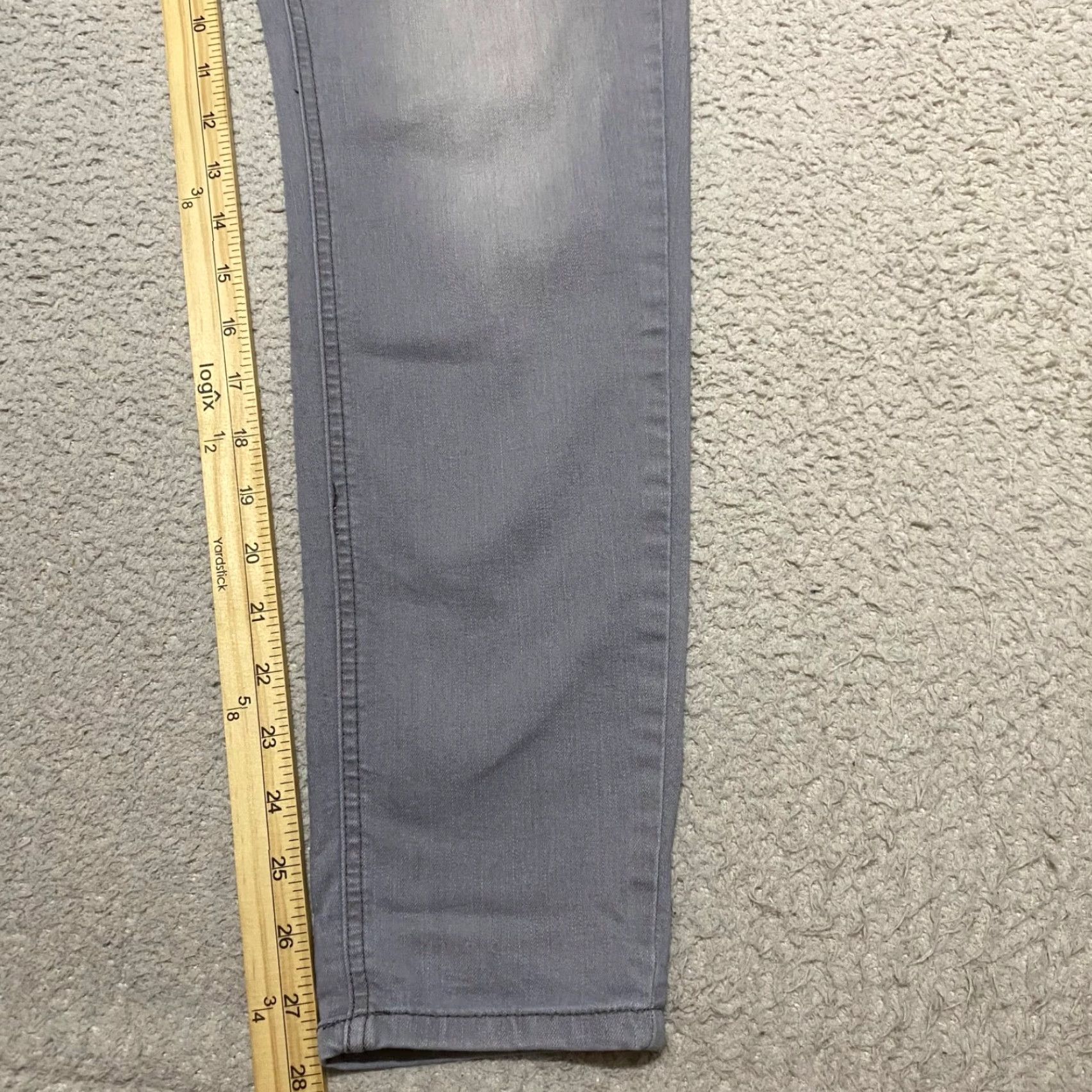 Vintage Kensie Womens Jeans 10 Gray Denim Medium Wash Mid Rise Effortless Ankle Skinny Jeans Adult Regular 10 Jeans Gray Kensie Girl Size 32" / US 10 / IT 46 - 3 Thumbnail